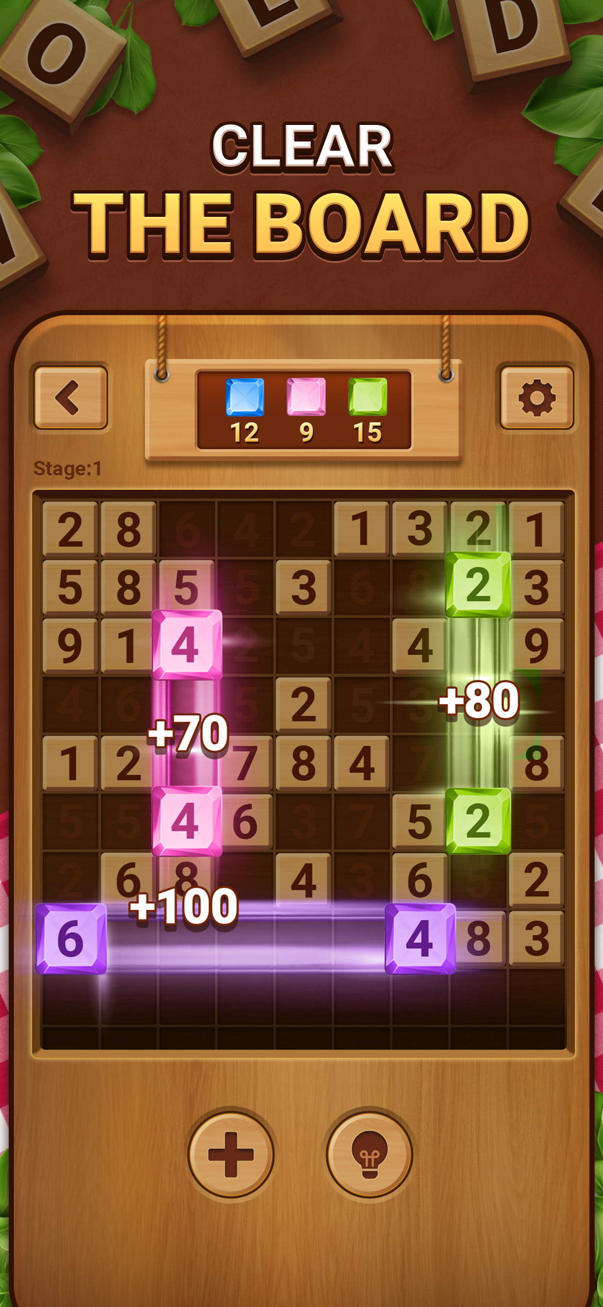 اسکرین شات 3 بازی Woodber - Classic Number Game
