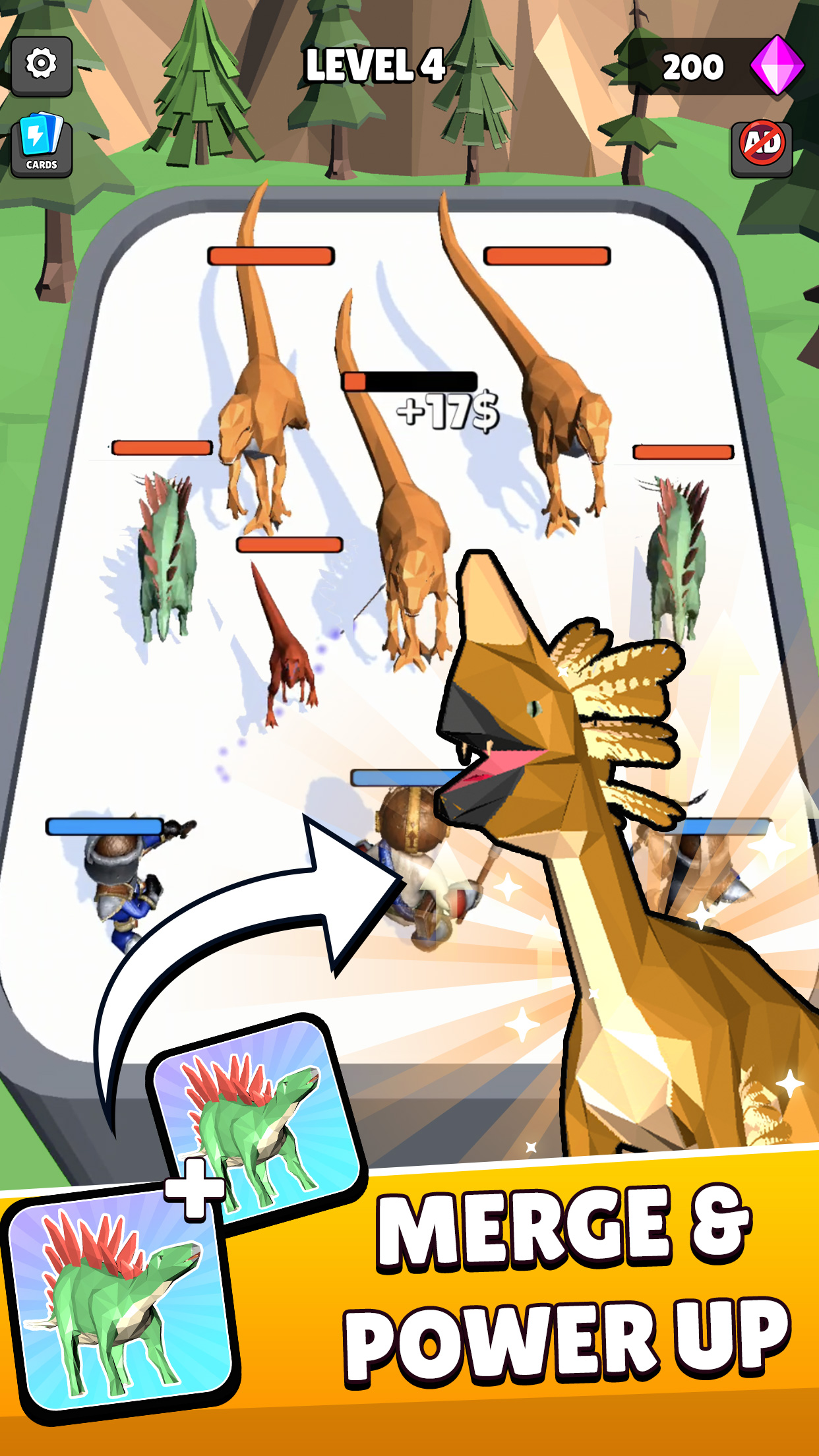اسکرین شات 3 بازی Dino Merge: Dinosaur Master
