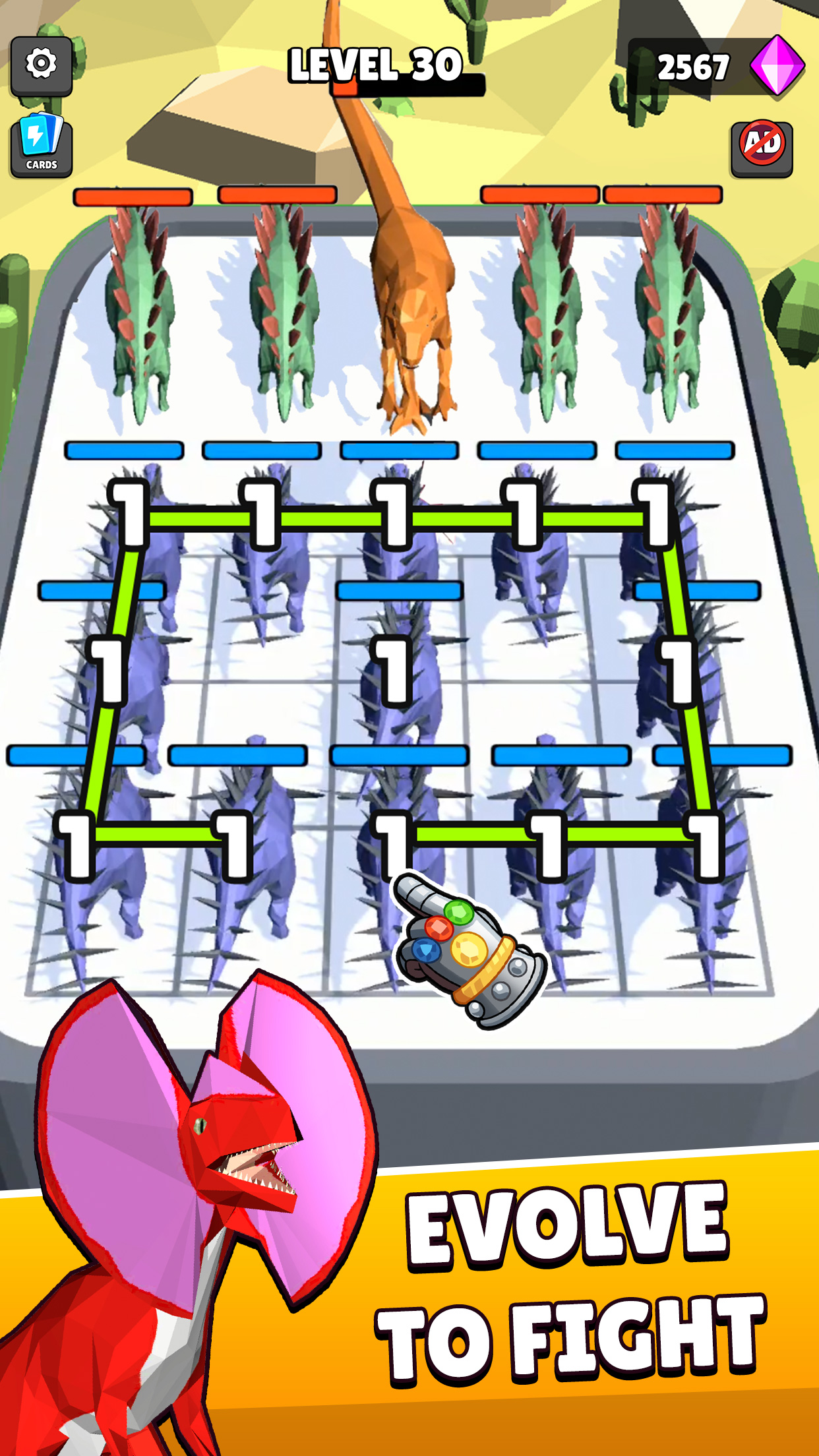 اسکرین شات 4 بازی Dino Merge: Dinosaur Master