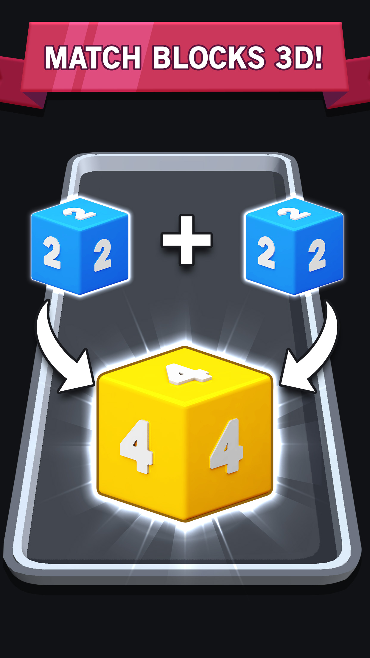 اسکرین شات 2 بازی Match Block 3D - 2048 Merge