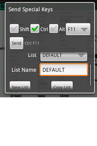 اسکرین شات 2 برنامه VNC Viewer for Android