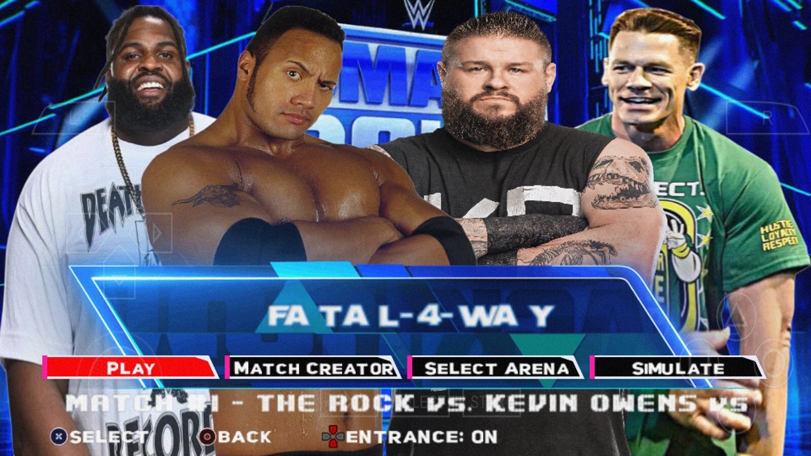 اسکرین شات 7 بازی wwe2k24 v2 کشتی کج