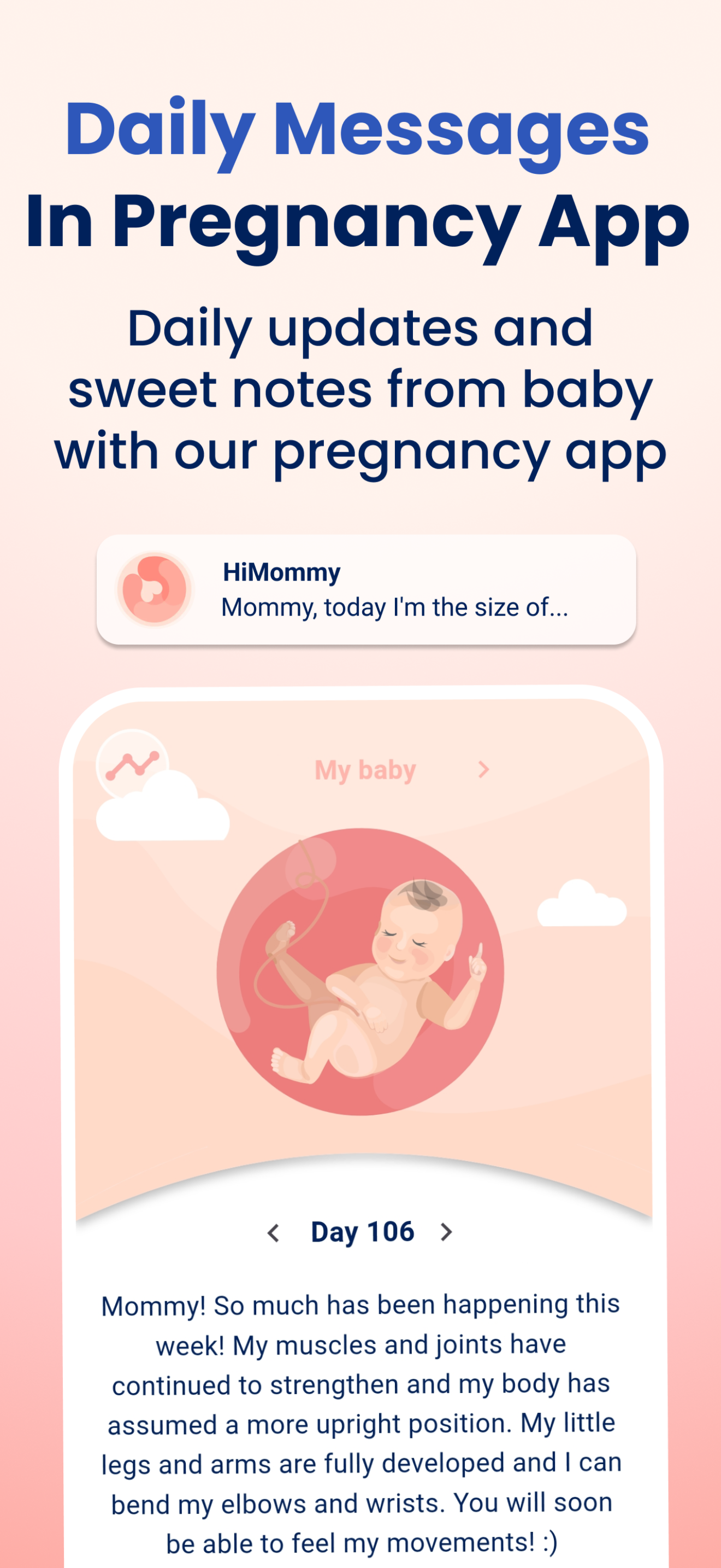 اسکرین شات 2 برنامه HiMommy: Ovulation & Pregnancy
