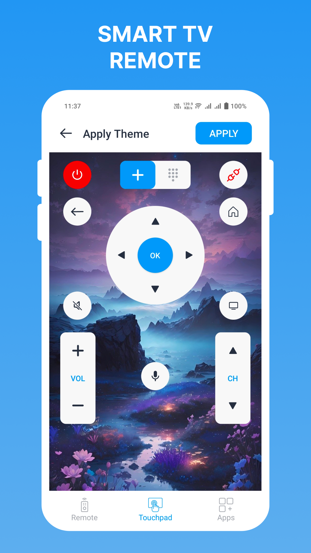 اسکرین شات 4 برنامه Remote Control for Android TV
