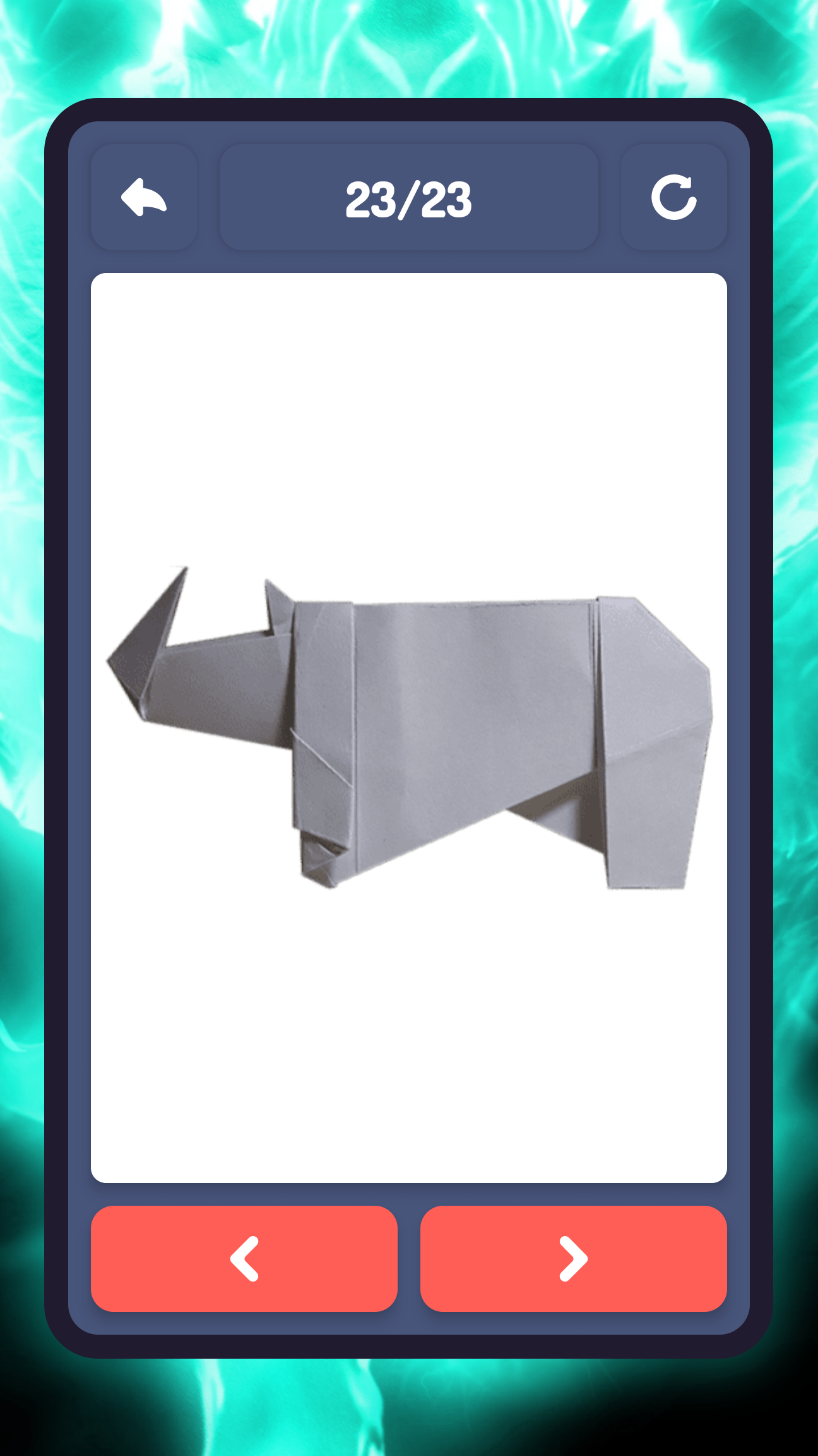 اسکرین شات 7 برنامه Origami animals paper DIY