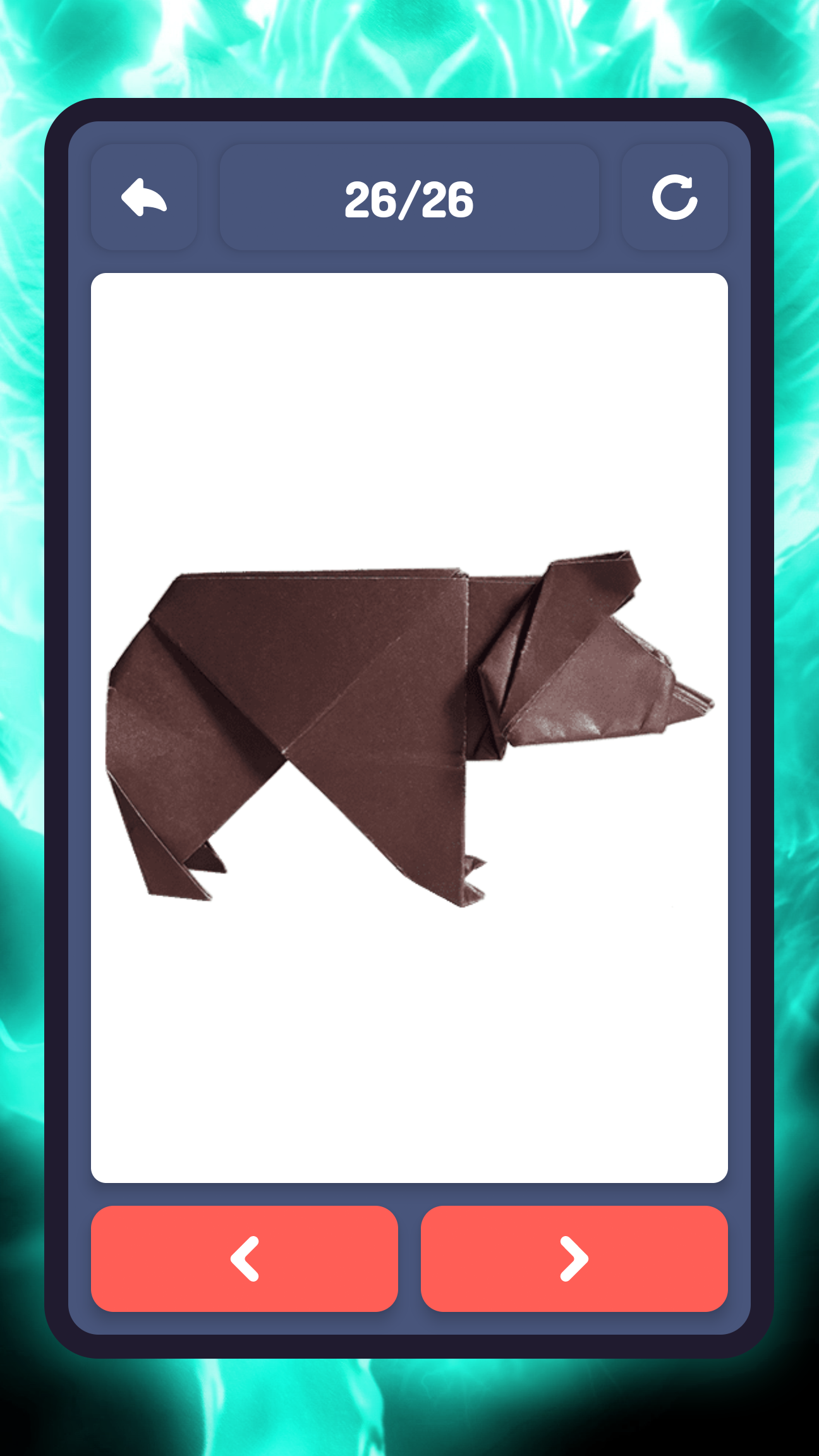 اسکرین شات 5 برنامه Origami animals paper DIY
