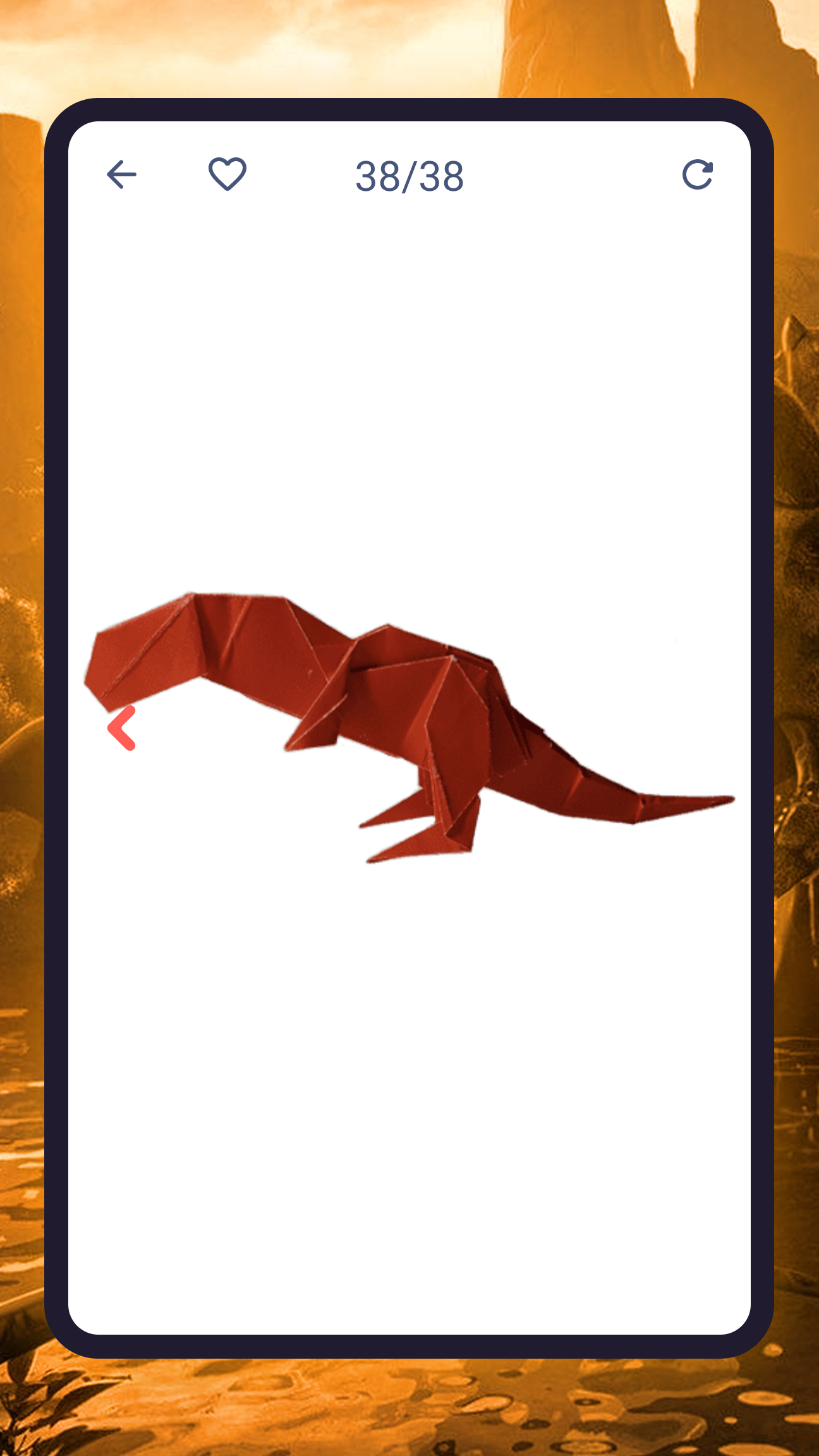 اسکرین شات 5 برنامه How to make origami dinosaurs