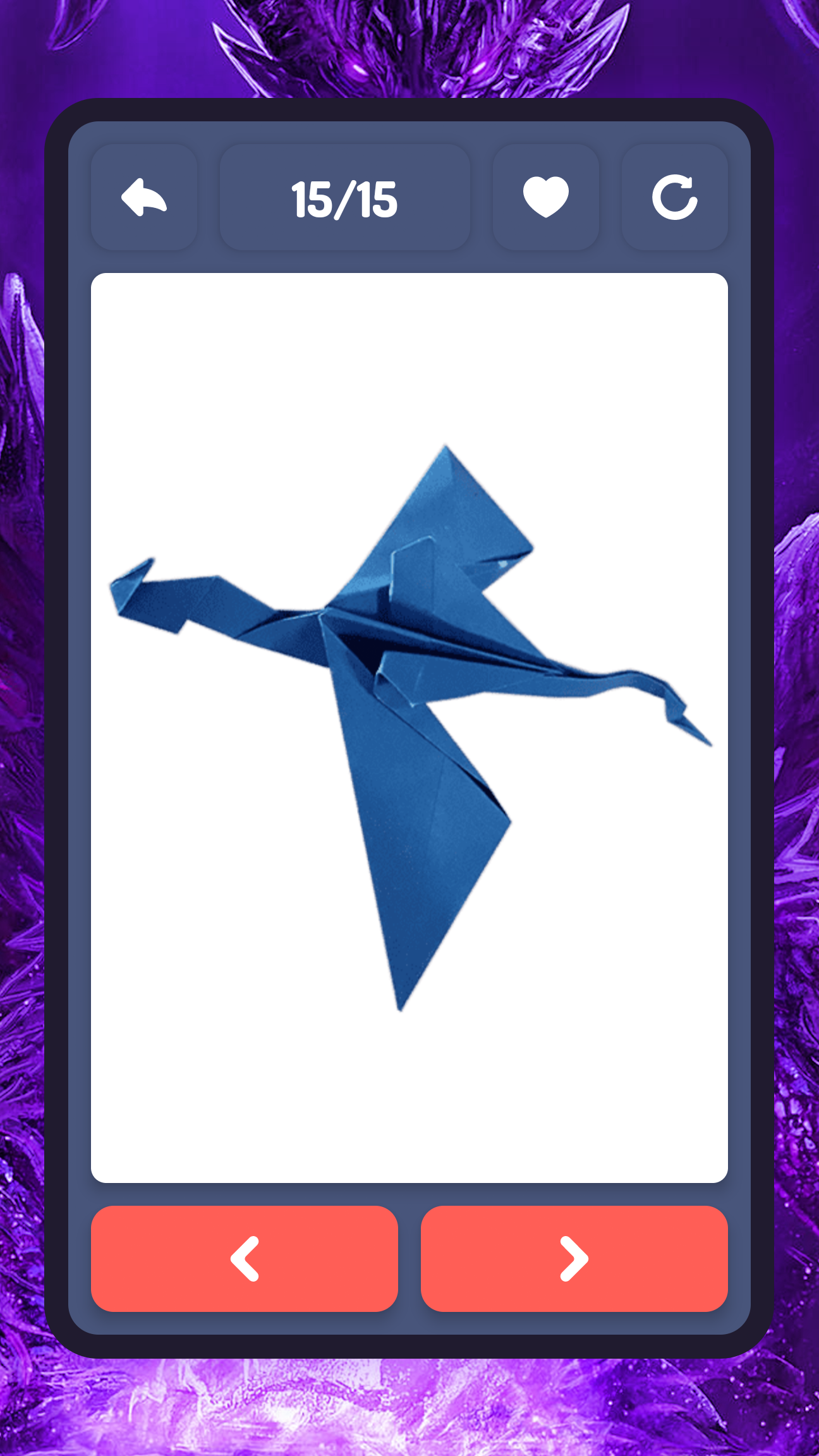اسکرین شات 5 برنامه Origami paper dragons