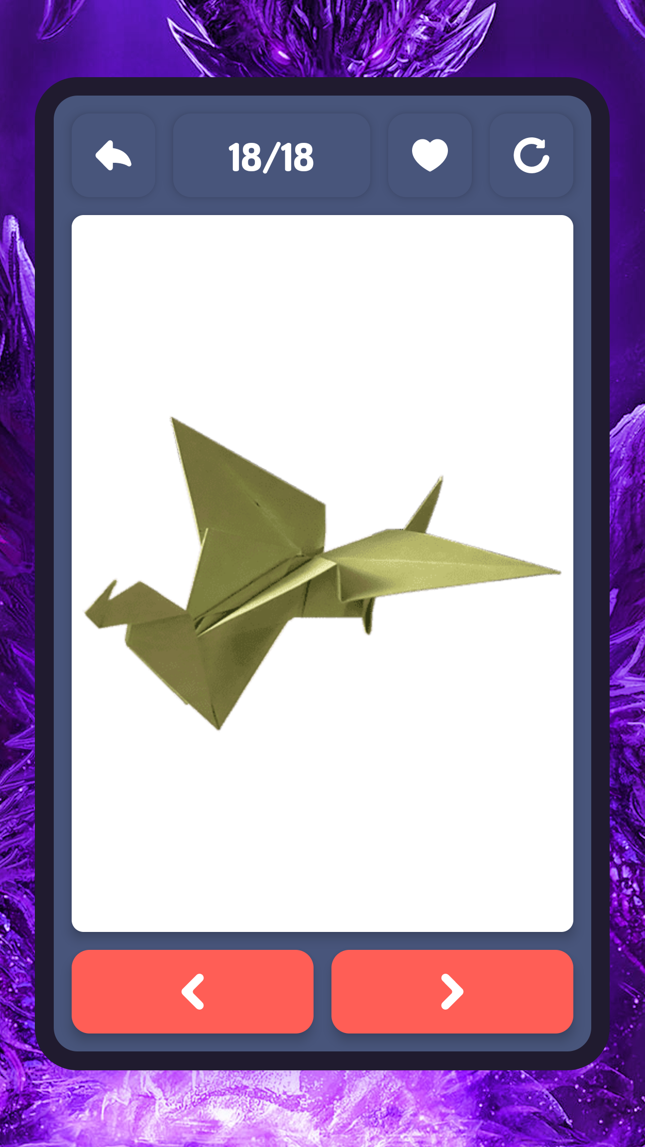 اسکرین شات 6 برنامه Origami paper dragons