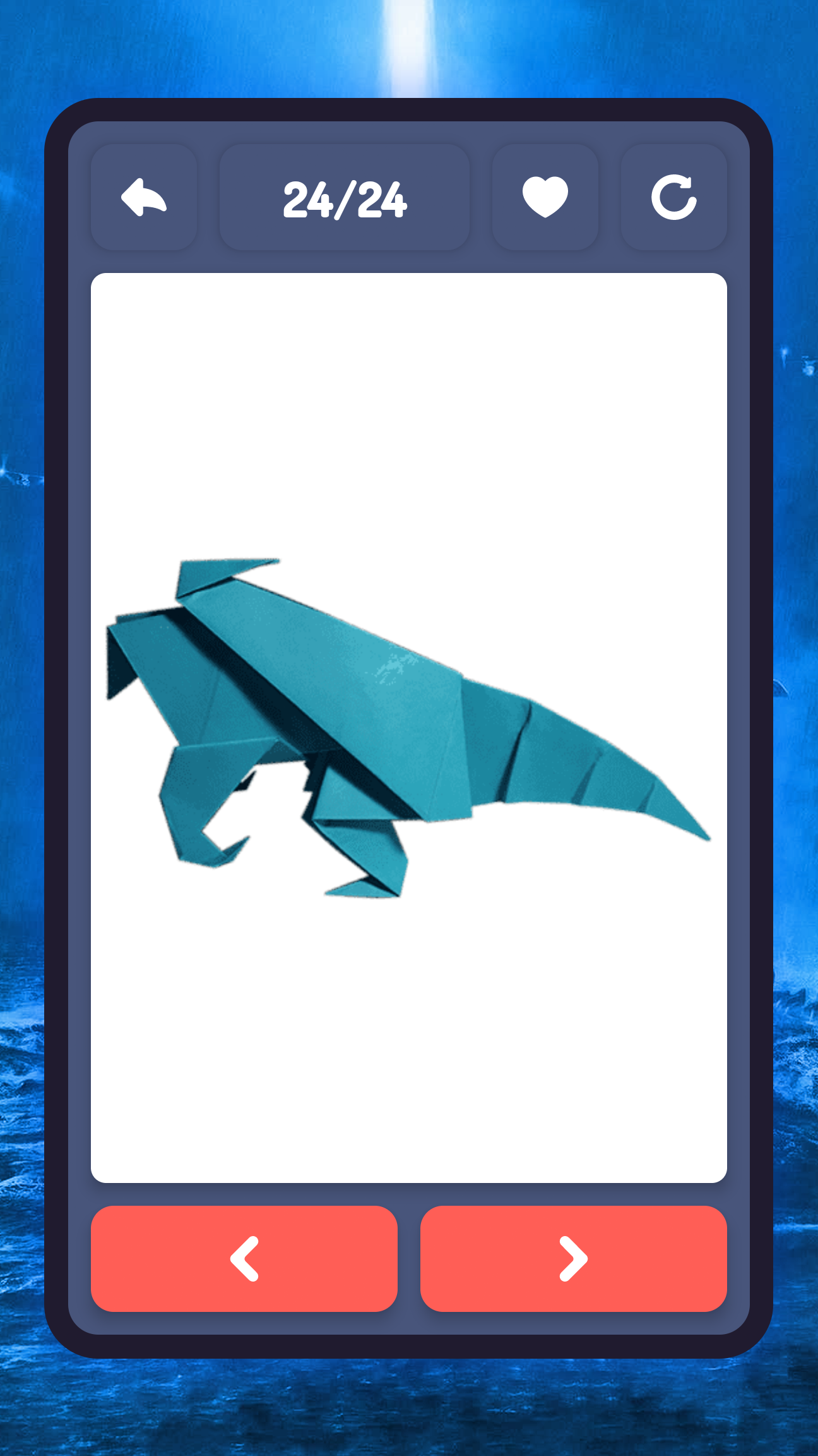 اسکرین شات 6 برنامه Origami: monsters, creatures