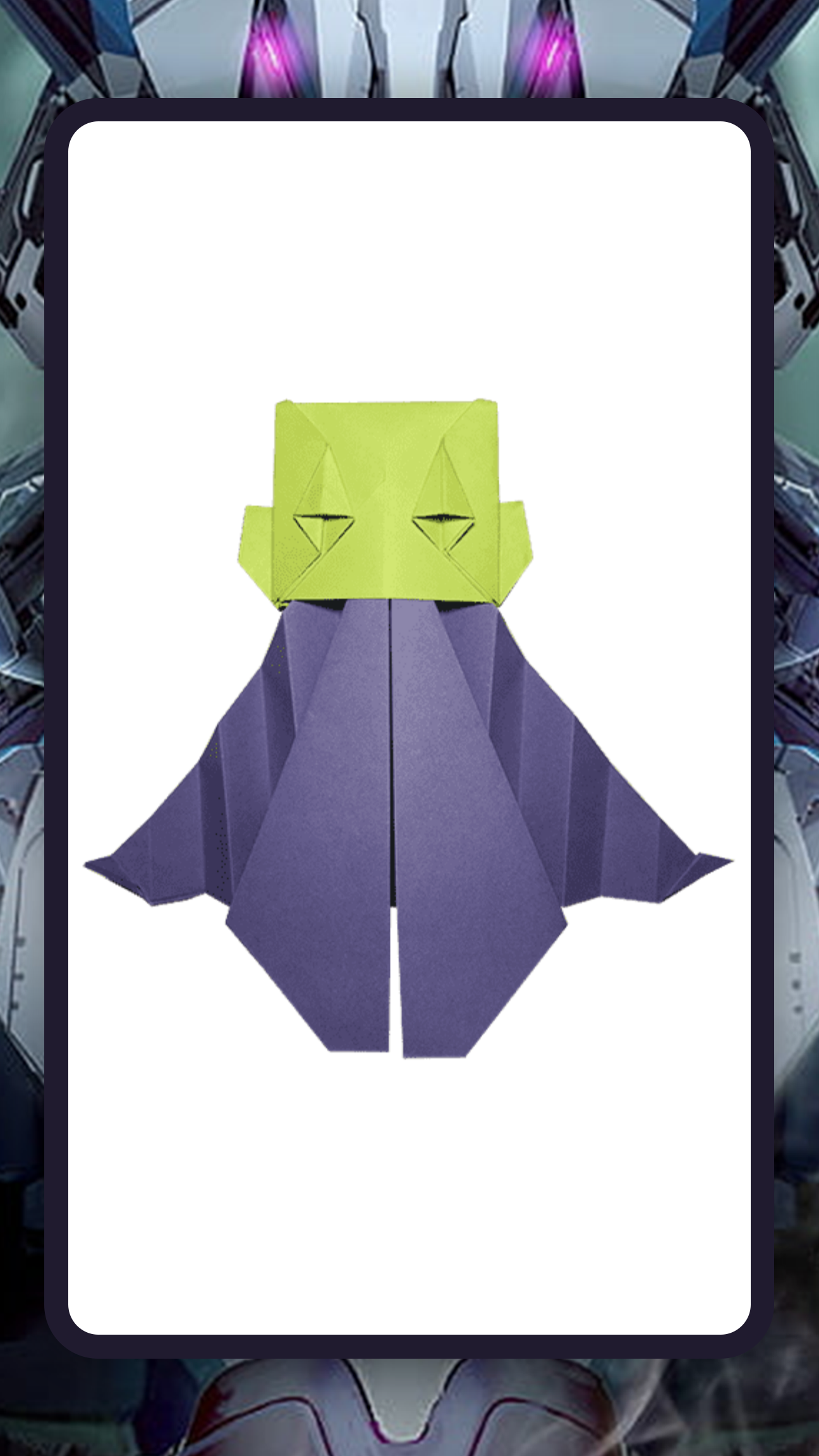 اسکرین شات 6 برنامه Origami robot, DIY paper craft