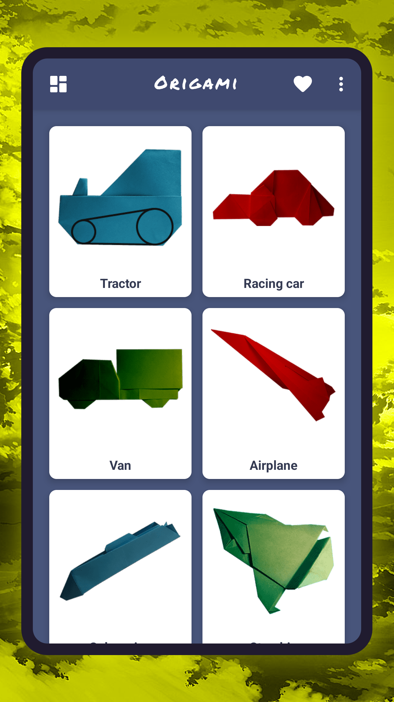اسکرین شات 3 برنامه Origami military tank, car