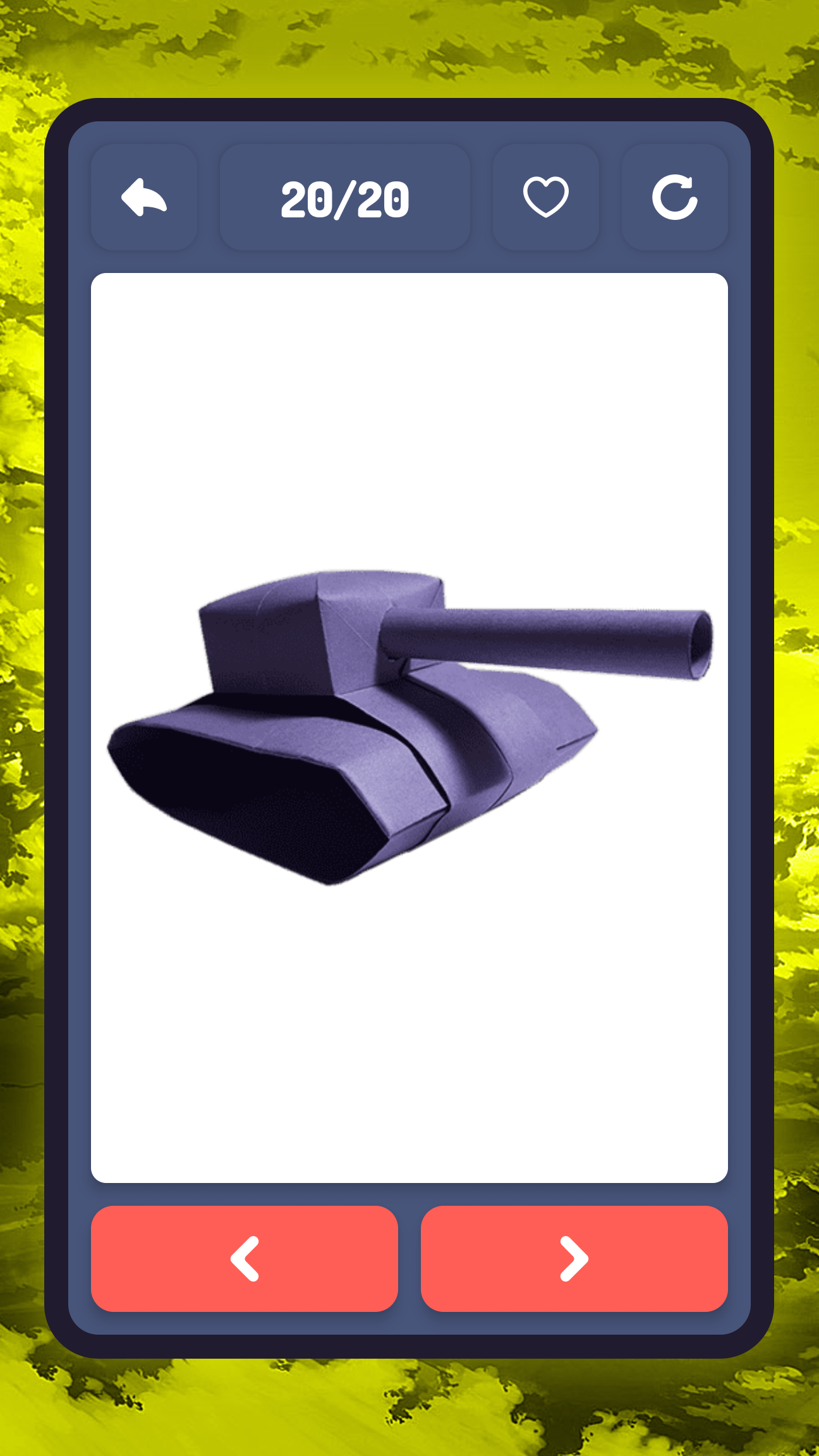 اسکرین شات 5 برنامه Origami military tank, car