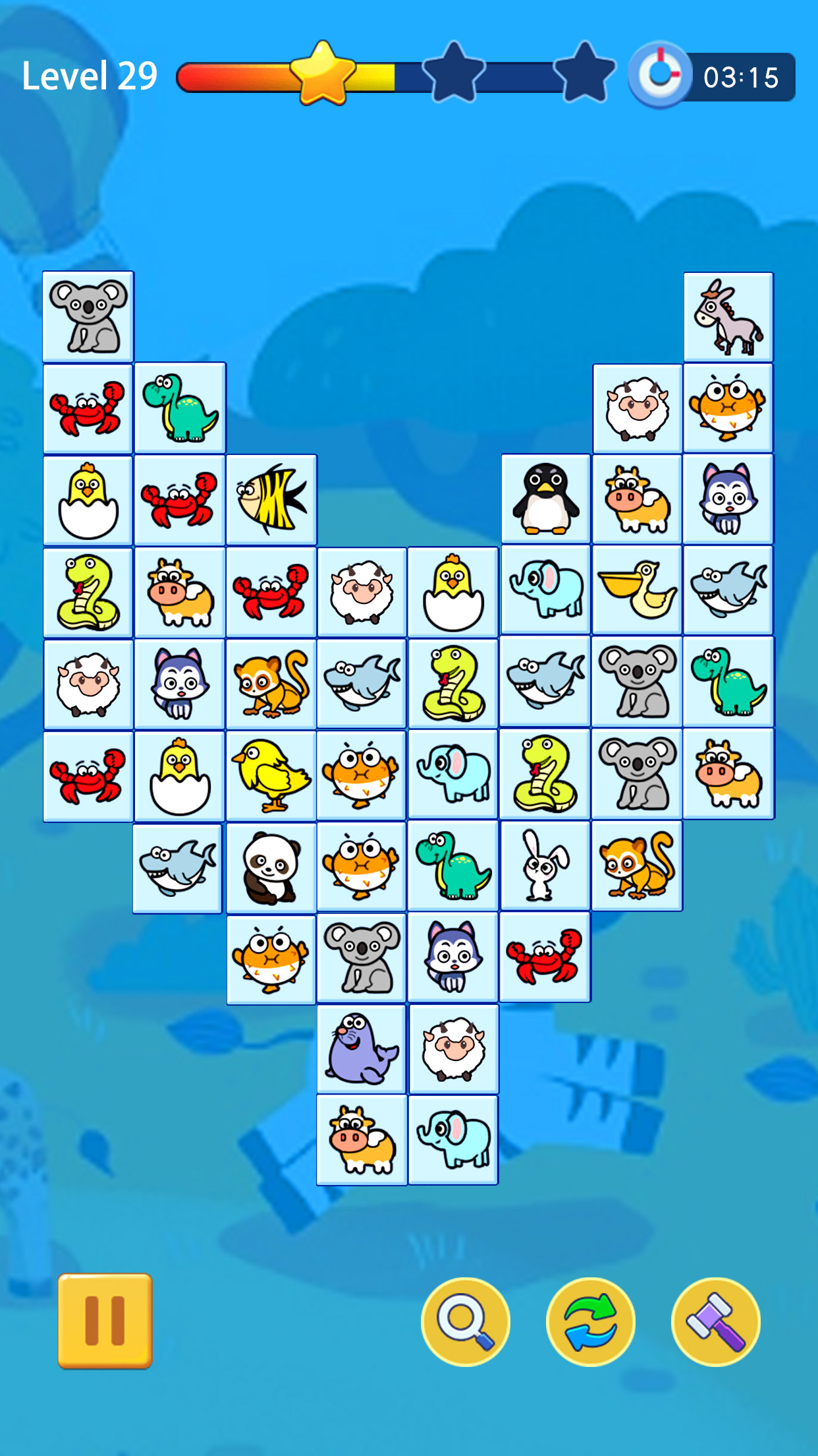 اسکرین شات 4 بازی Cute Animal Onet - Kids Games