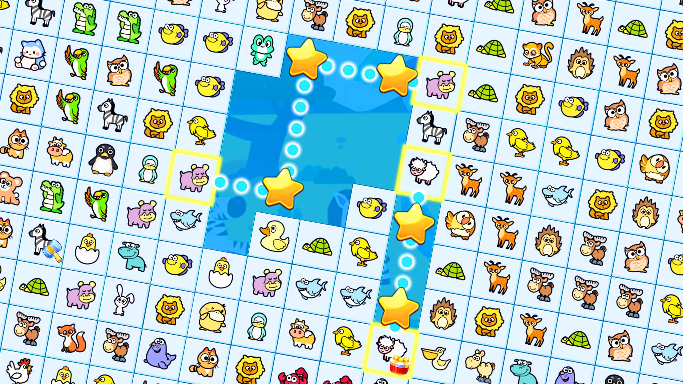 اسکرین شات 2 بازی Cute Animal Onet - Kids Games