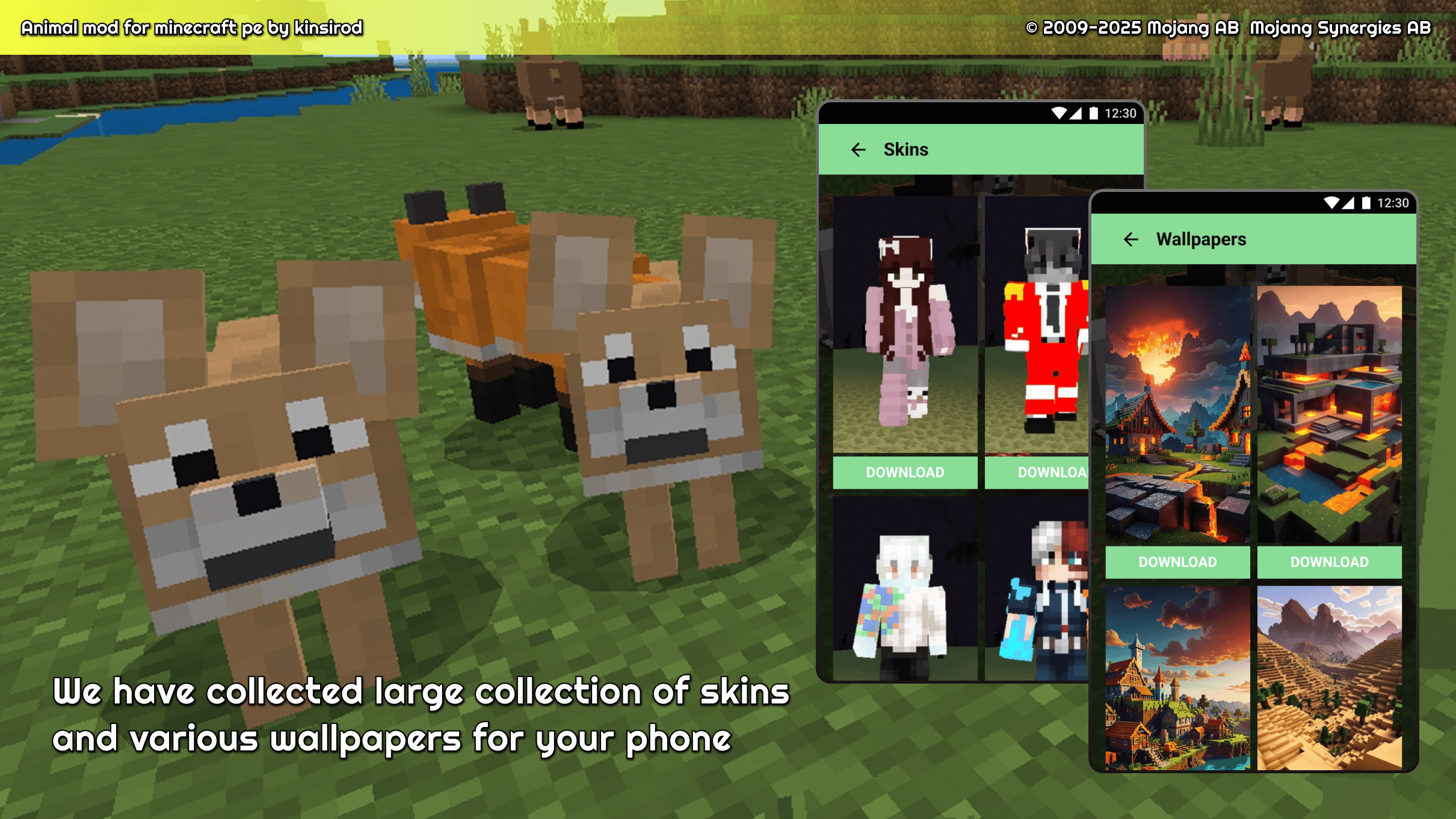 اسکرین شات 3 برنامه animal mod for minecraft pe
