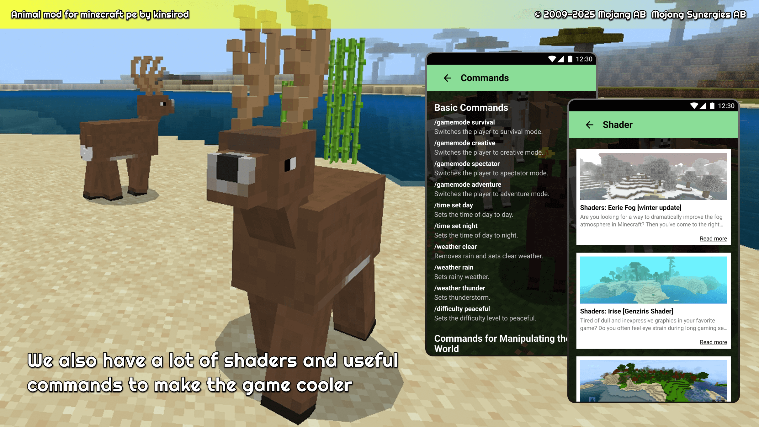 اسکرین شات 4 برنامه animal mod for minecraft pe