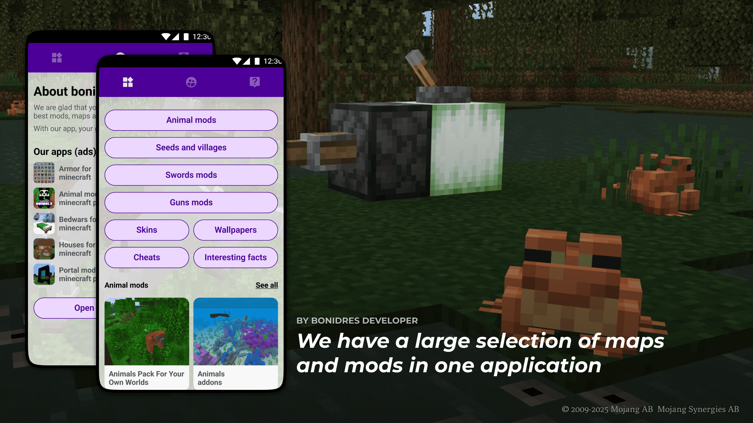 اسکرین شات 2 برنامه animal mod for minecraft pe