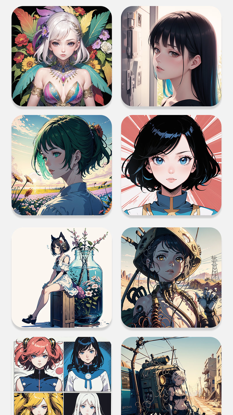 اسکرین شات 6 برنامه Anime Color Lite