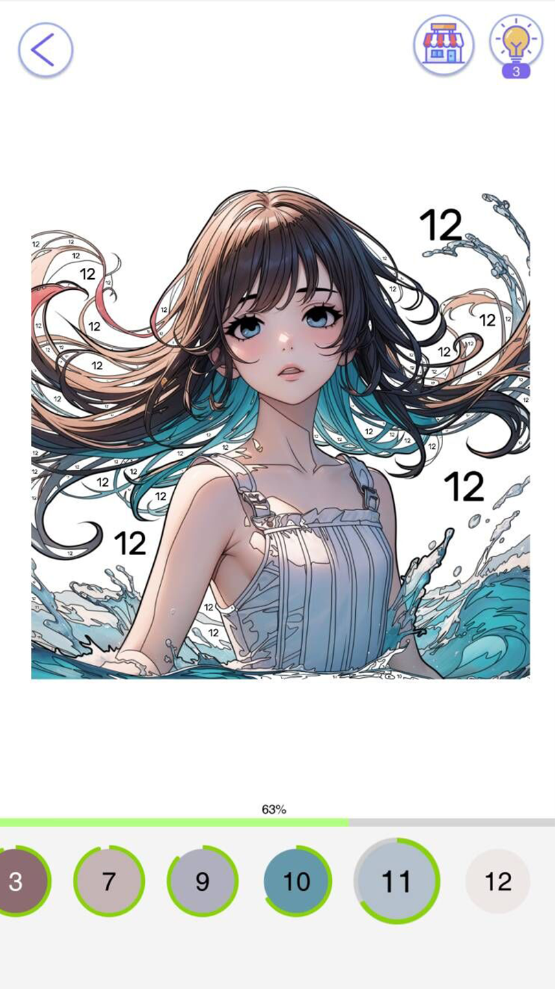 اسکرین شات 5 برنامه Anime Color Lite