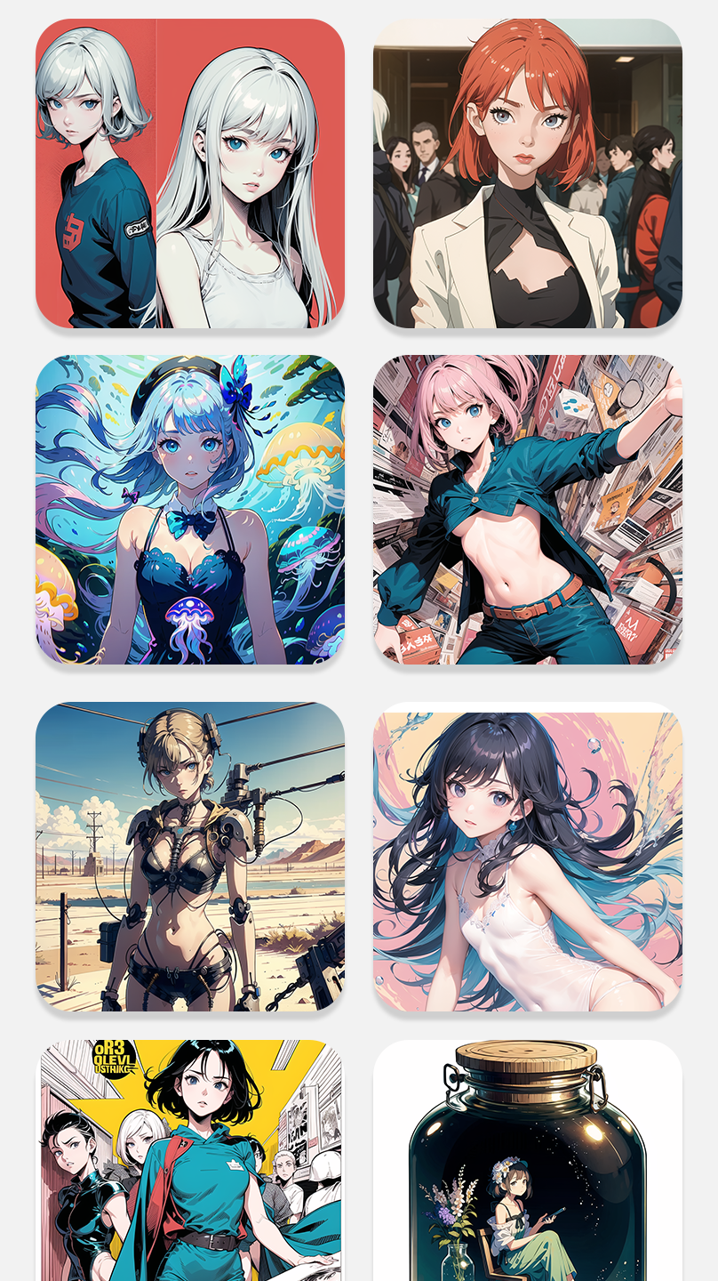 اسکرین شات 1 برنامه Anime Color Lite