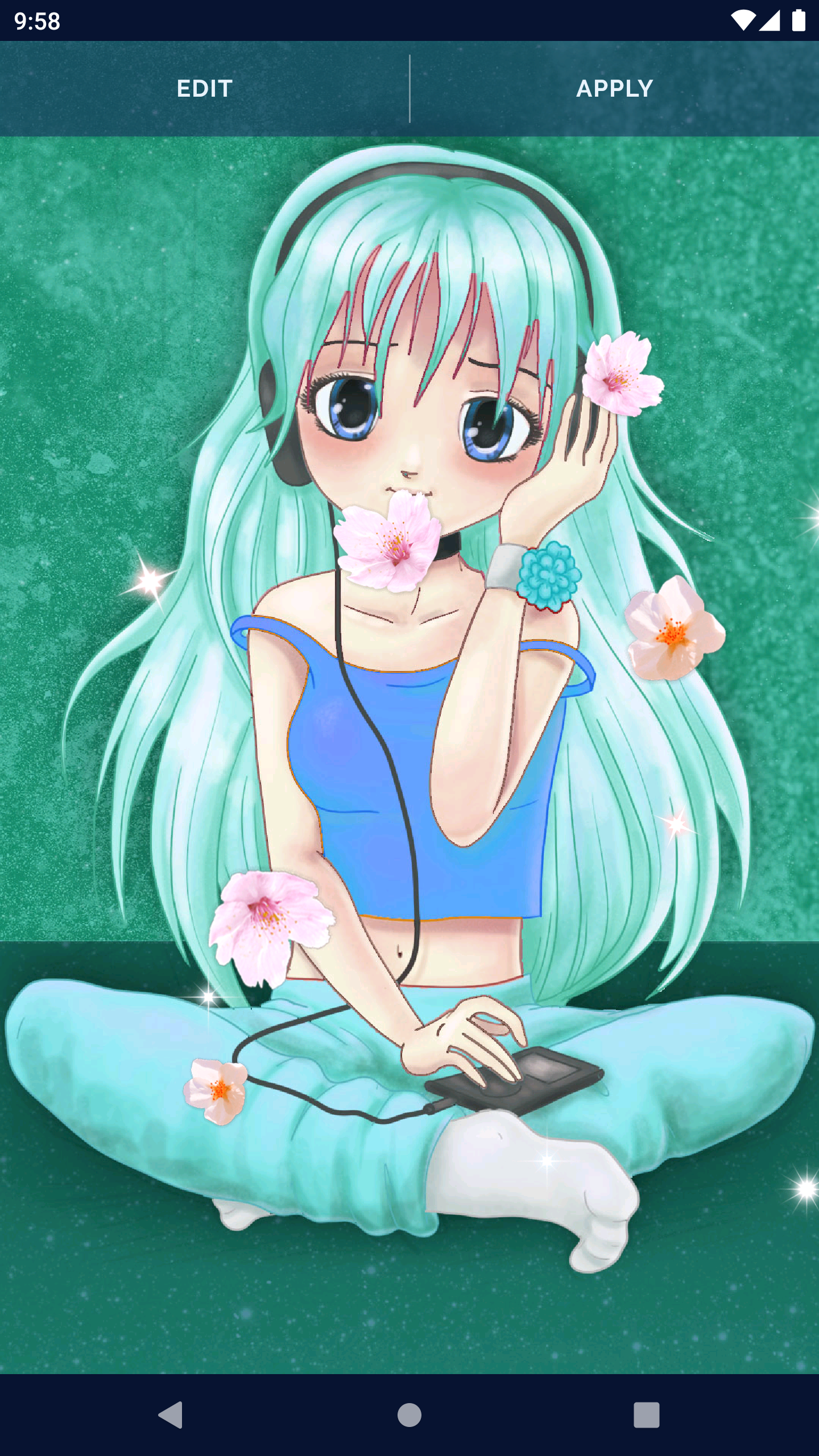 اسکرین شات 8 برنامه Anime Sakura Live Wallpaper