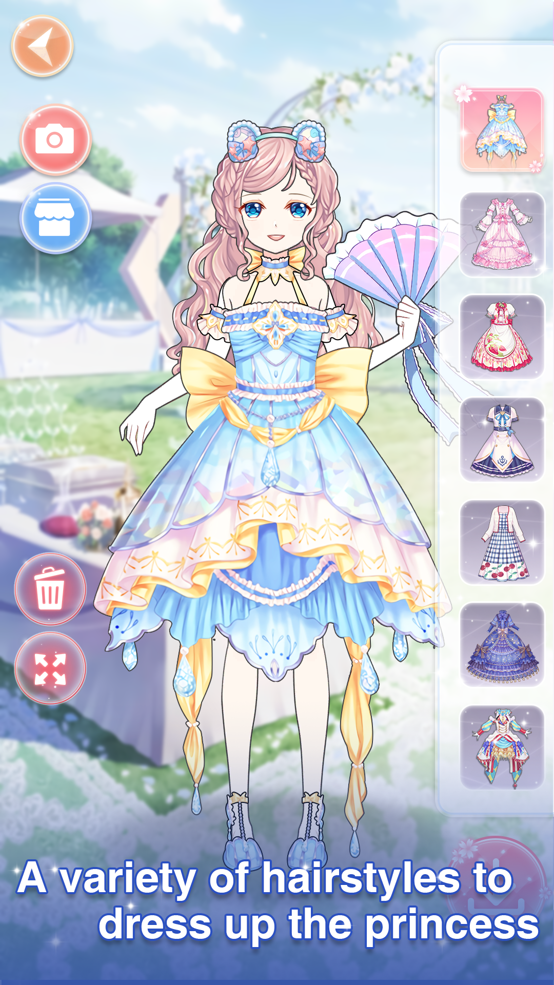 اسکرین شات 6 بازی Anime Princess Dress Up Game!