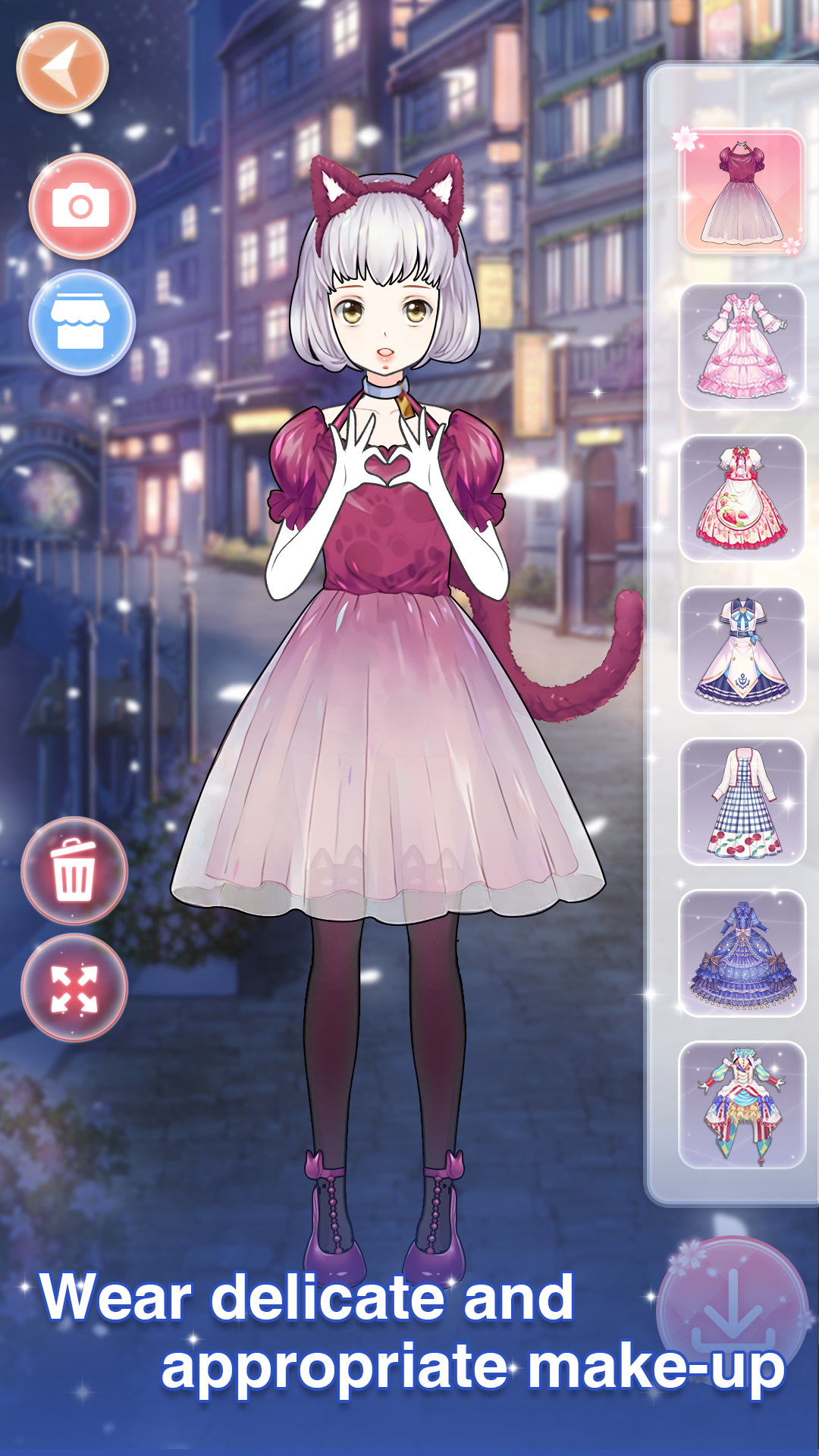 اسکرین شات 5 بازی Anime Princess Dress Up Game!