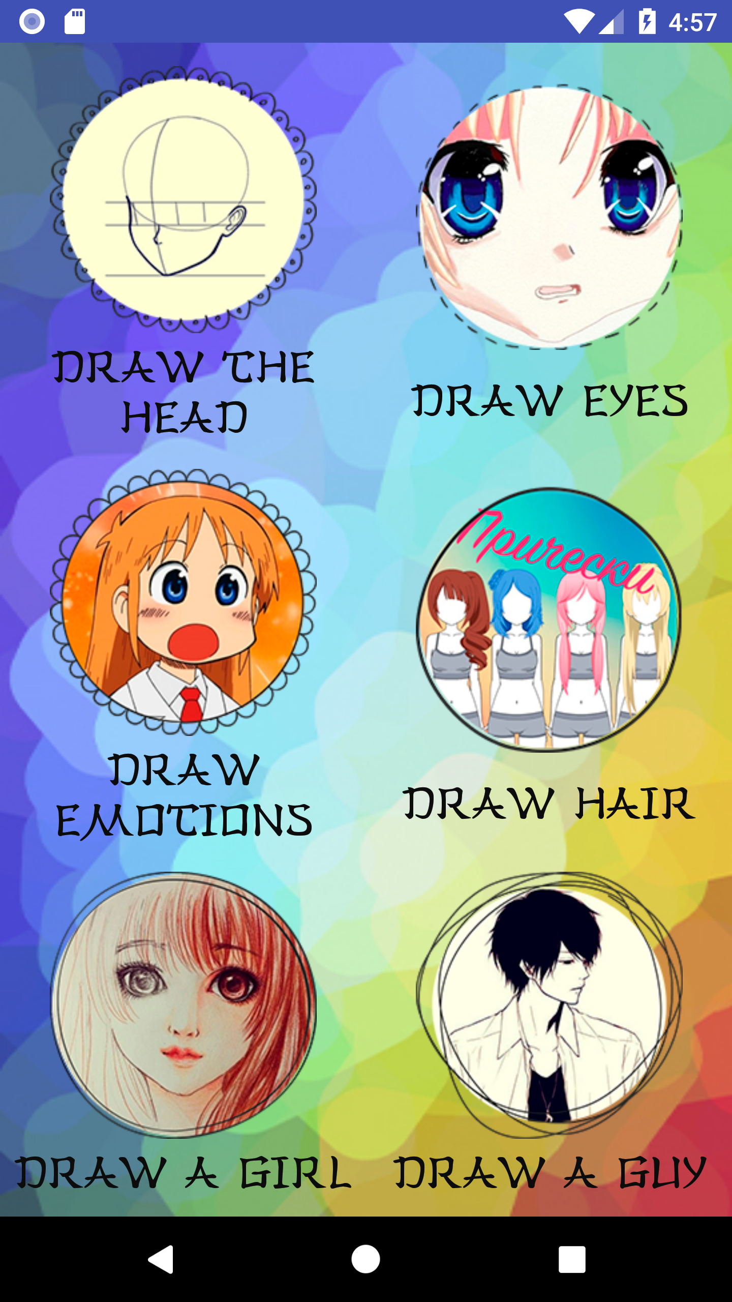 اسکرین شات 2 برنامه How to draw anime step by step