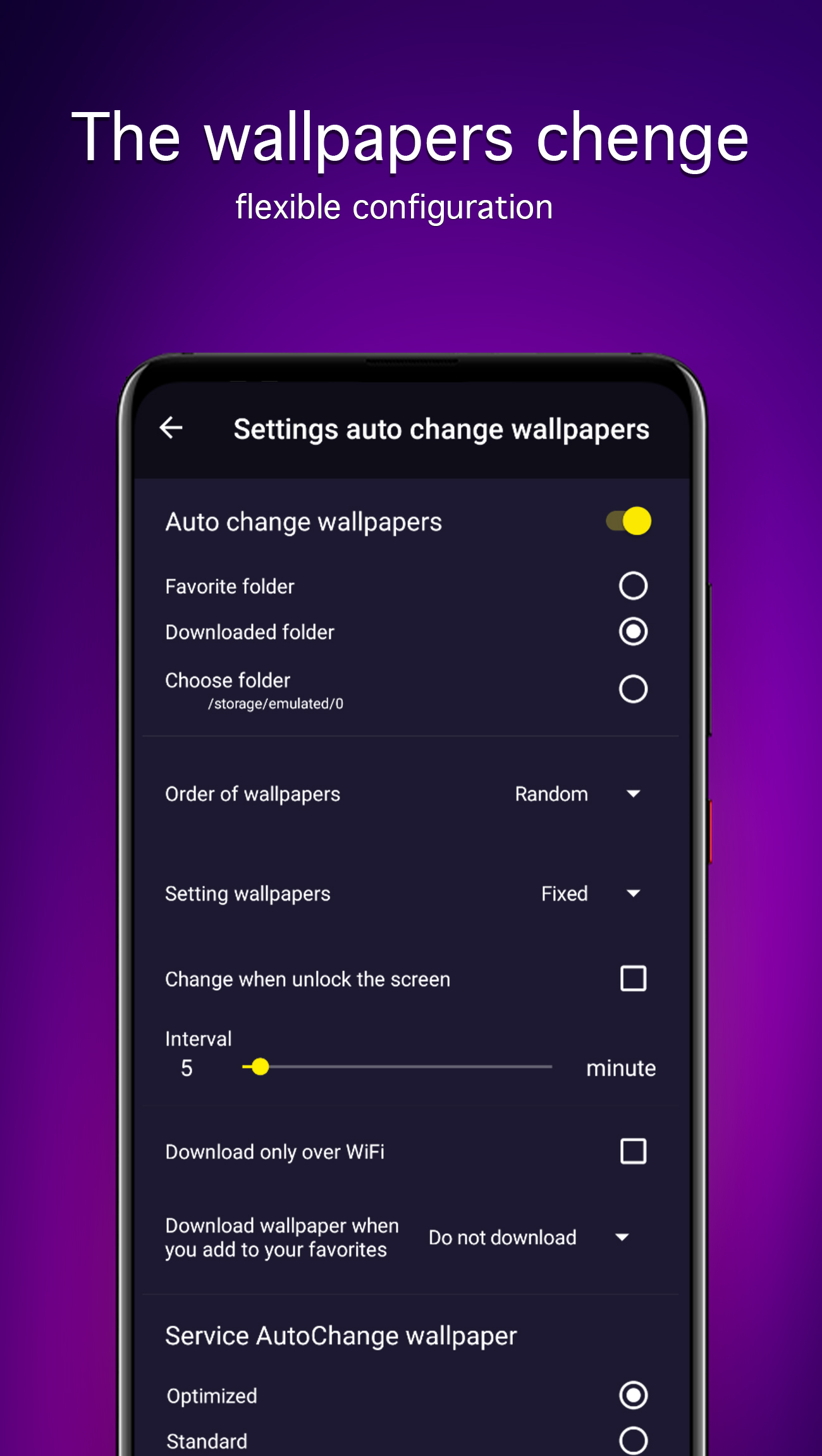 اسکرین شات 5 برنامه Anime Wallpapers 4K (Otaku)