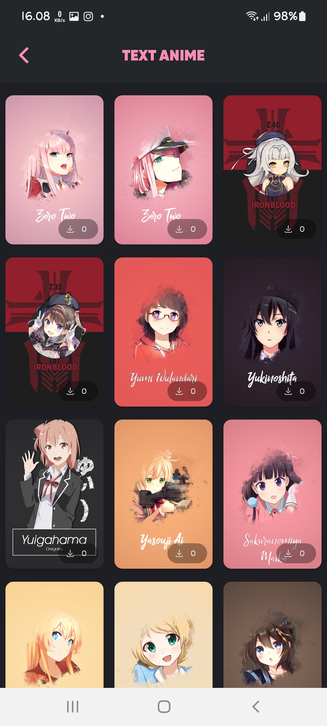 اسکرین شات 5 برنامه Anime Wallpaper 4K LIVE ANIME