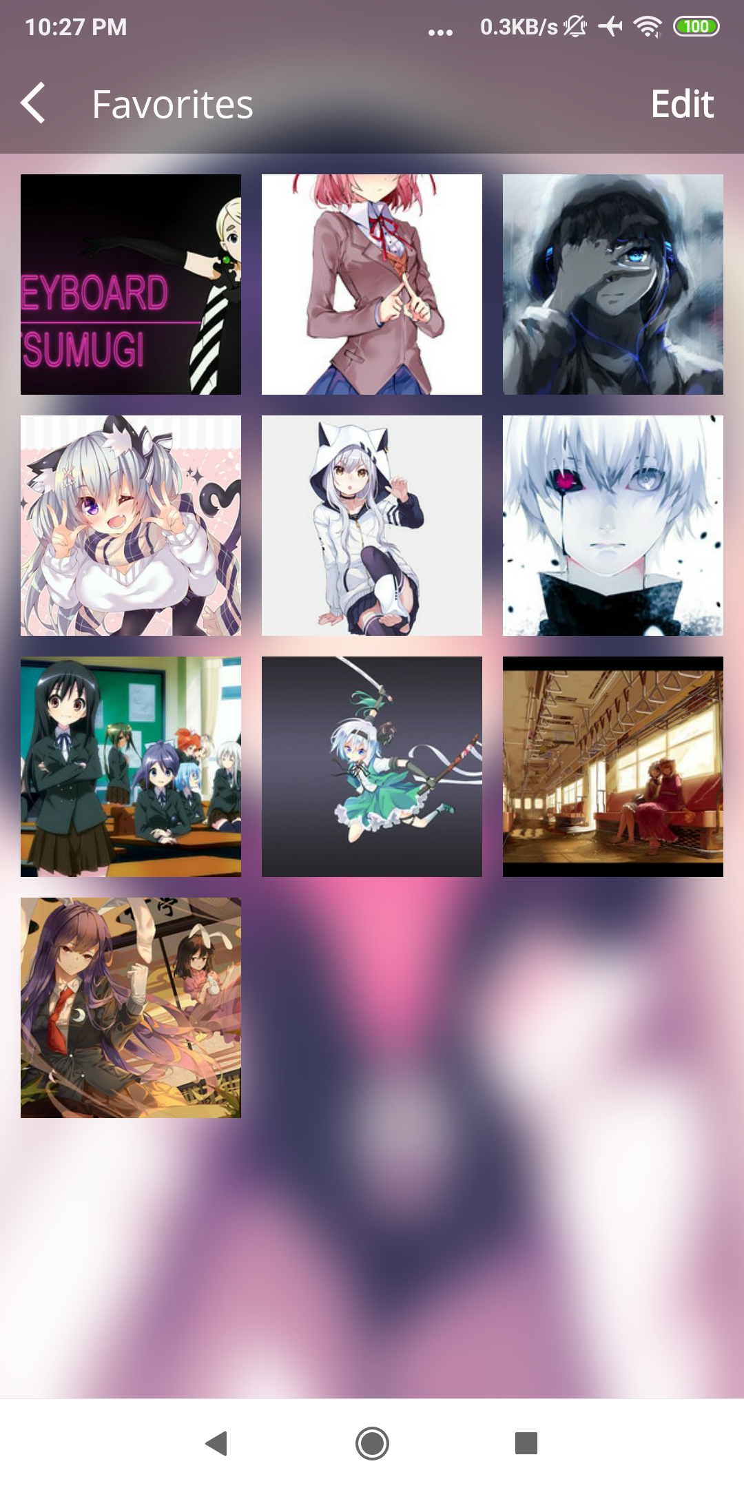 اسکرین شات 3 برنامه +1 Super Anime Wallpaper
