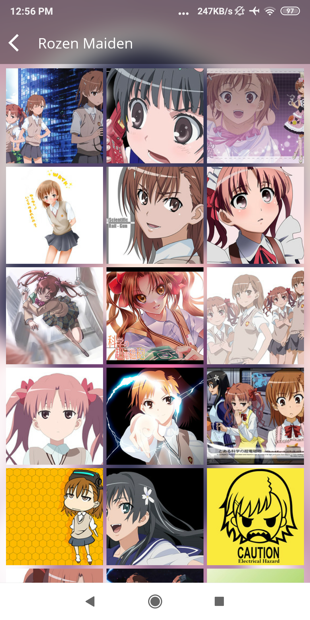 اسکرین شات 5 برنامه +1 Super Anime Wallpaper