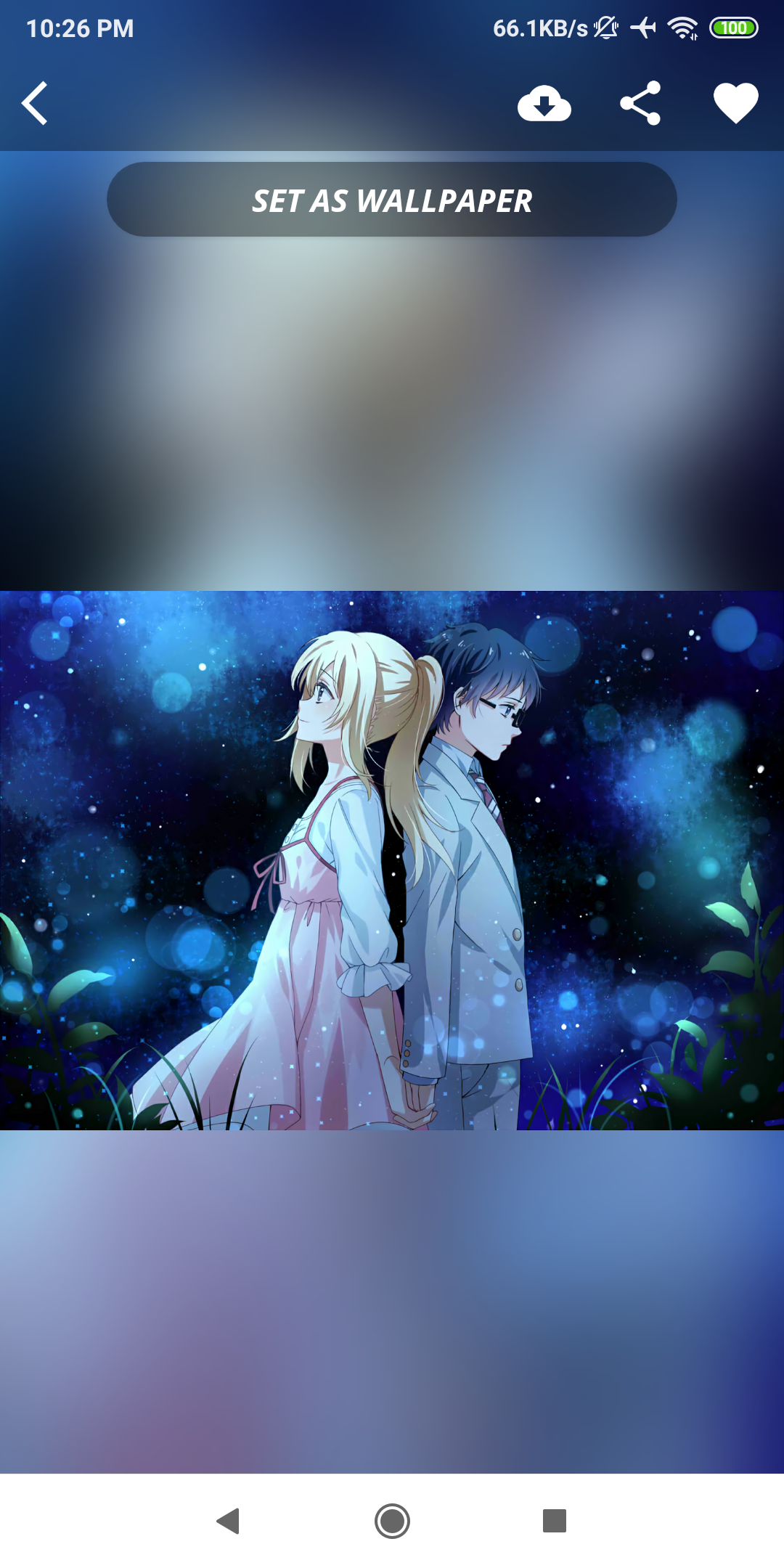اسکرین شات 2 برنامه +1 Super Anime Wallpaper