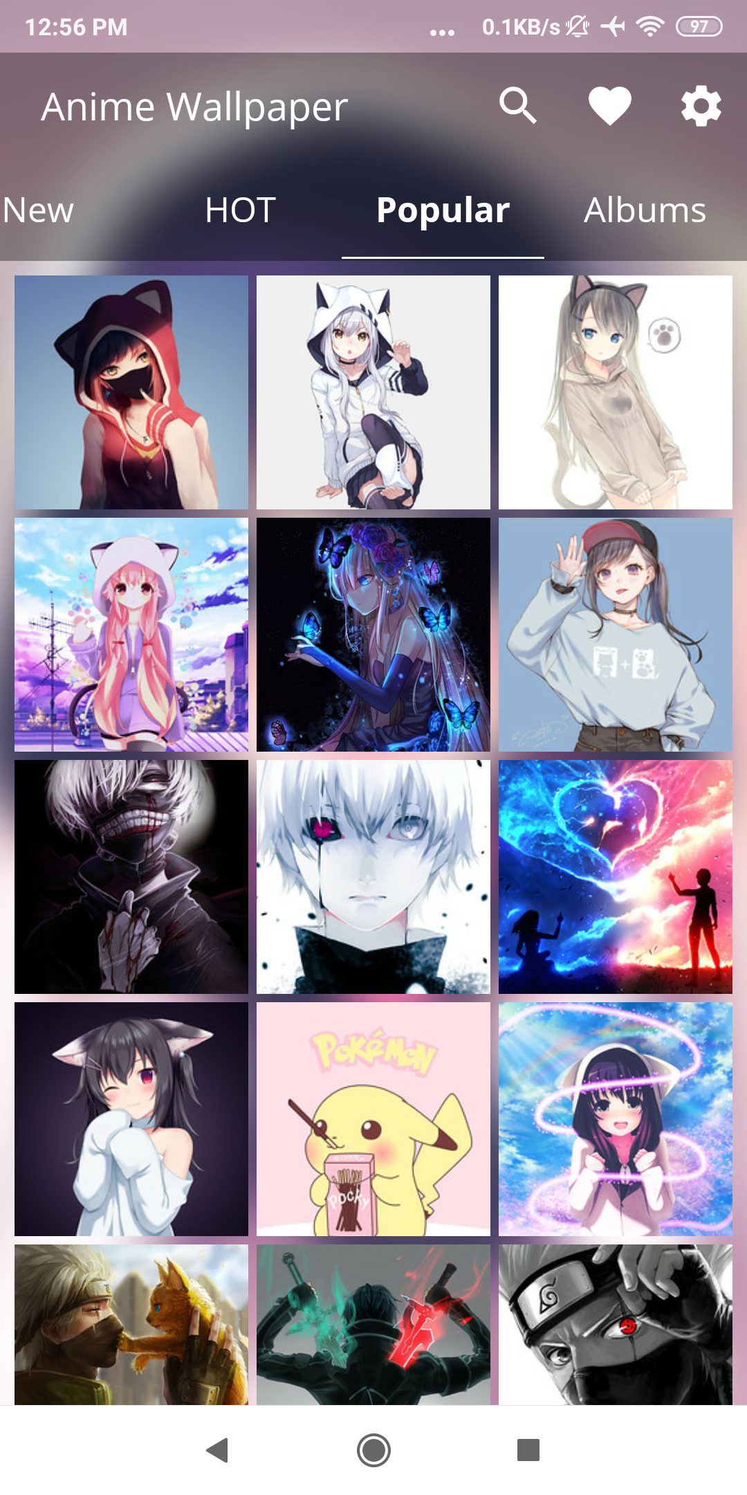 اسکرین شات 4 برنامه +1 Super Anime Wallpaper