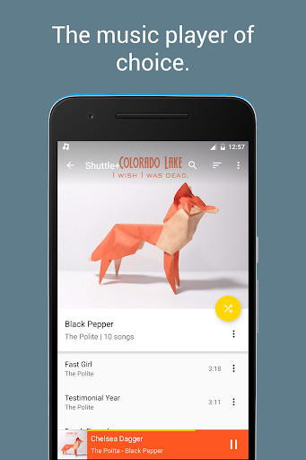 اسکرین شات 5 برنامه Shuttle Music Player