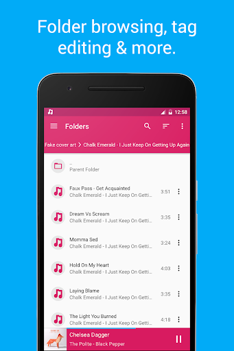 اسکرین شات 4 برنامه Shuttle Music Player