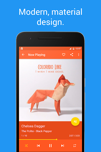 اسکرین شات 2 برنامه Shuttle Music Player
