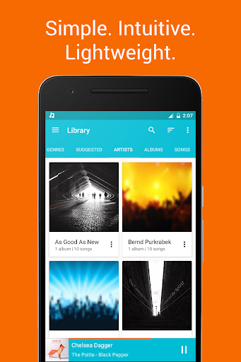 اسکرین شات 1 برنامه Shuttle Music Player
