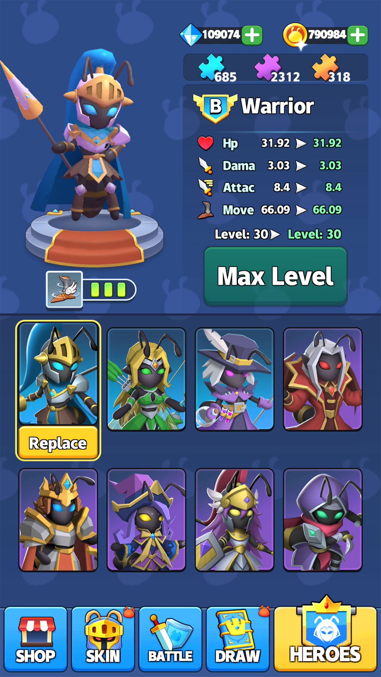 اسکرین شات 3 بازی Ant Fight 2: Tower War Games