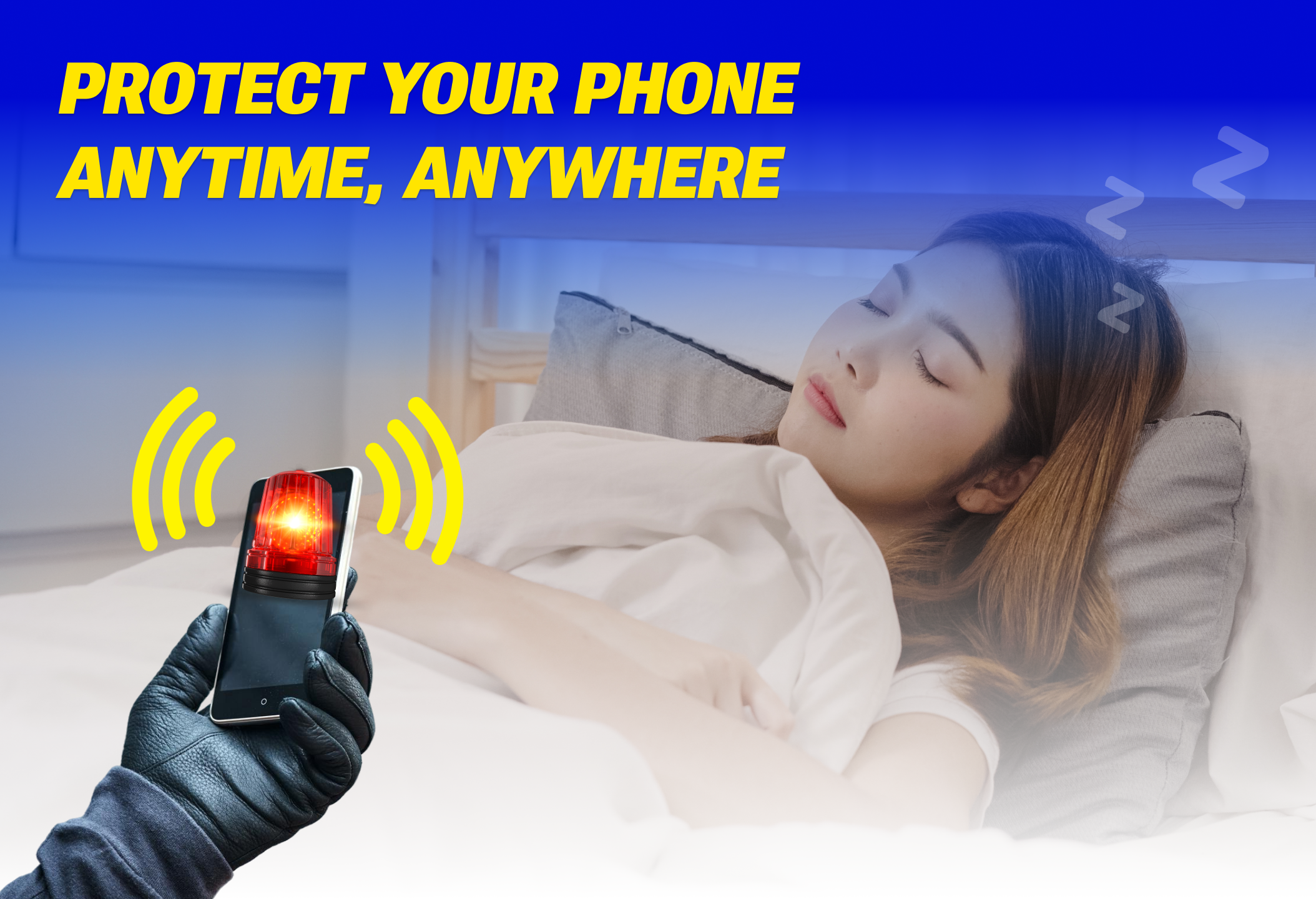 اسکرین شات 2 برنامه Anti Theft Alarm For Phone