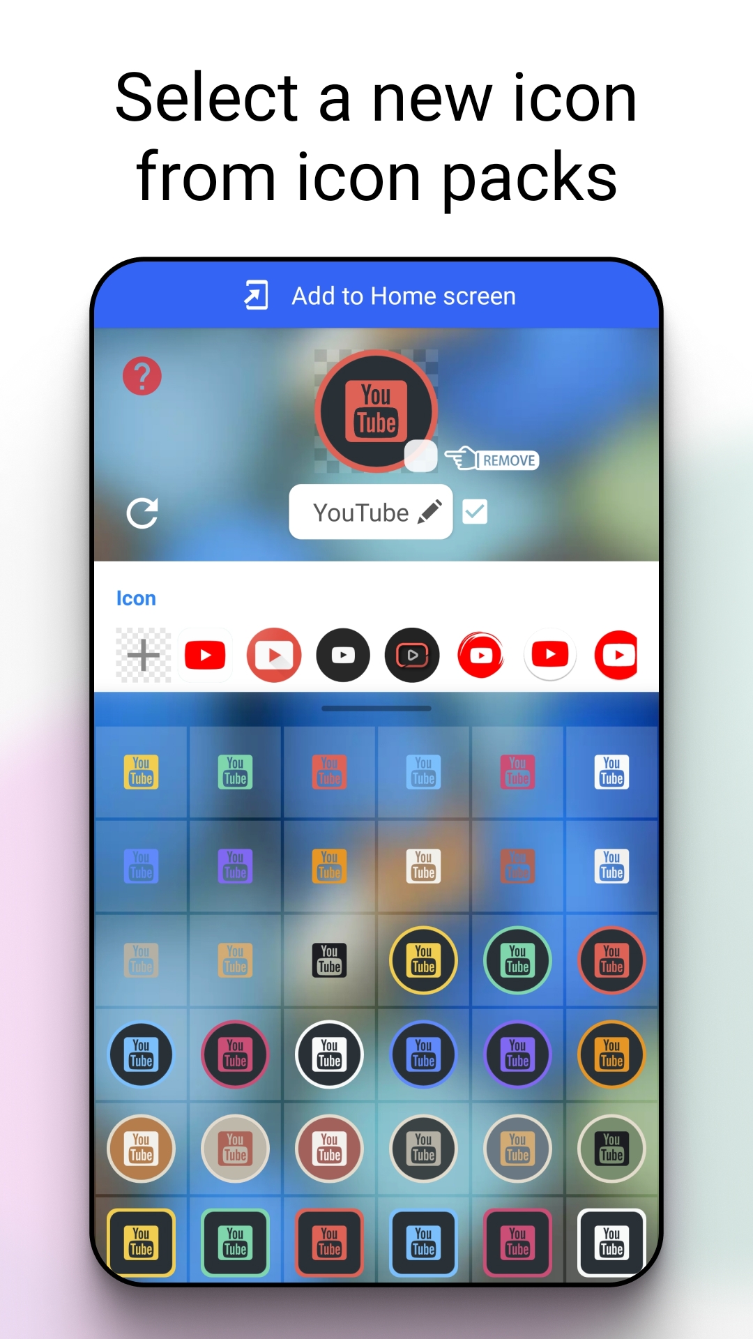 اسکرین شات 3 برنامه Icon Changer