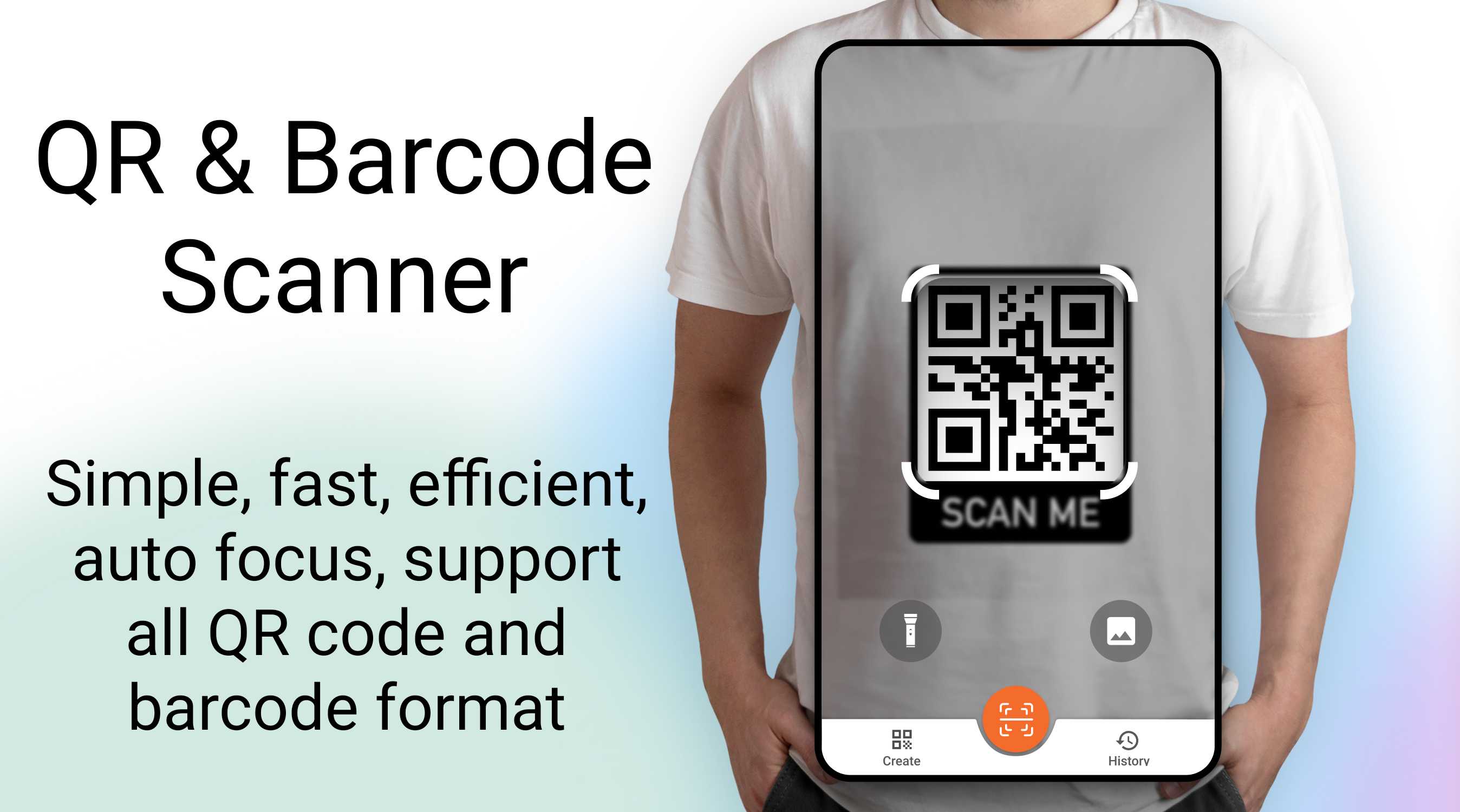 اسکرین شات 1 برنامه QR & Barcode Scanner