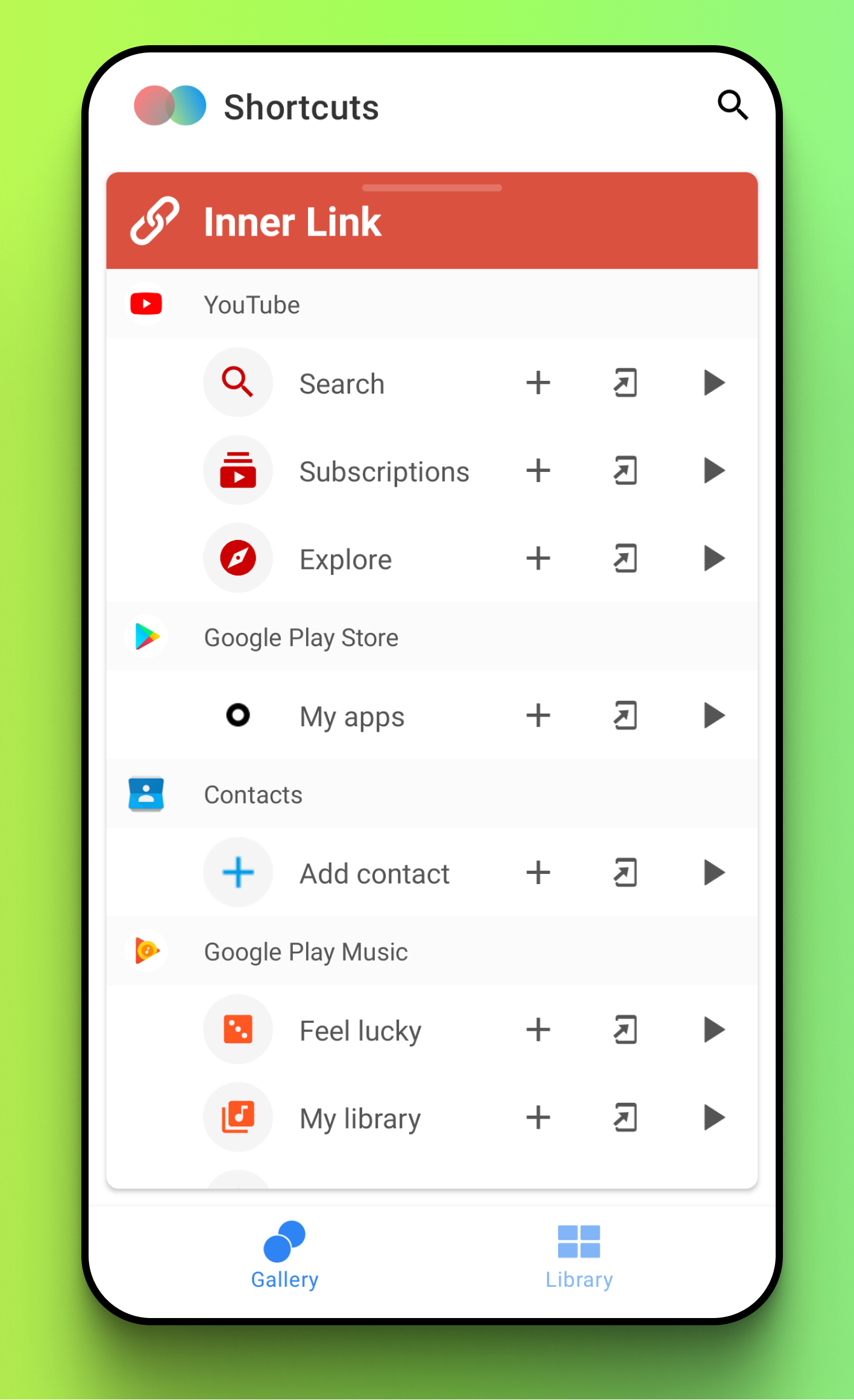 اسکرین شات 6 برنامه Shortcut