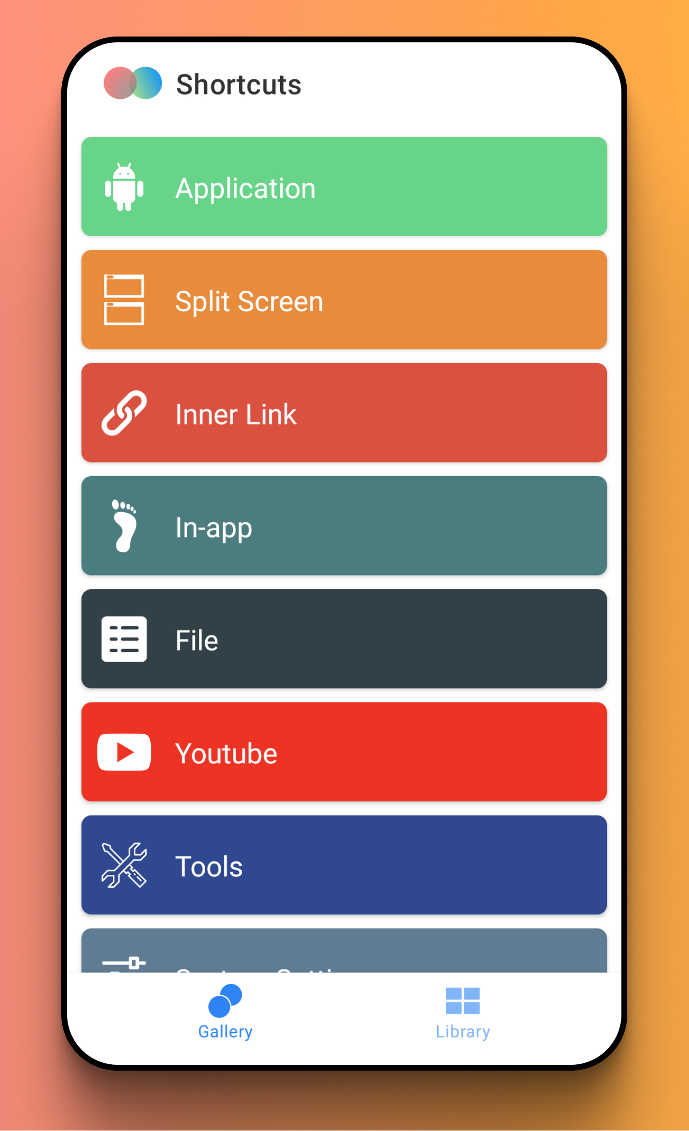 اسکرین شات 2 برنامه Shortcut