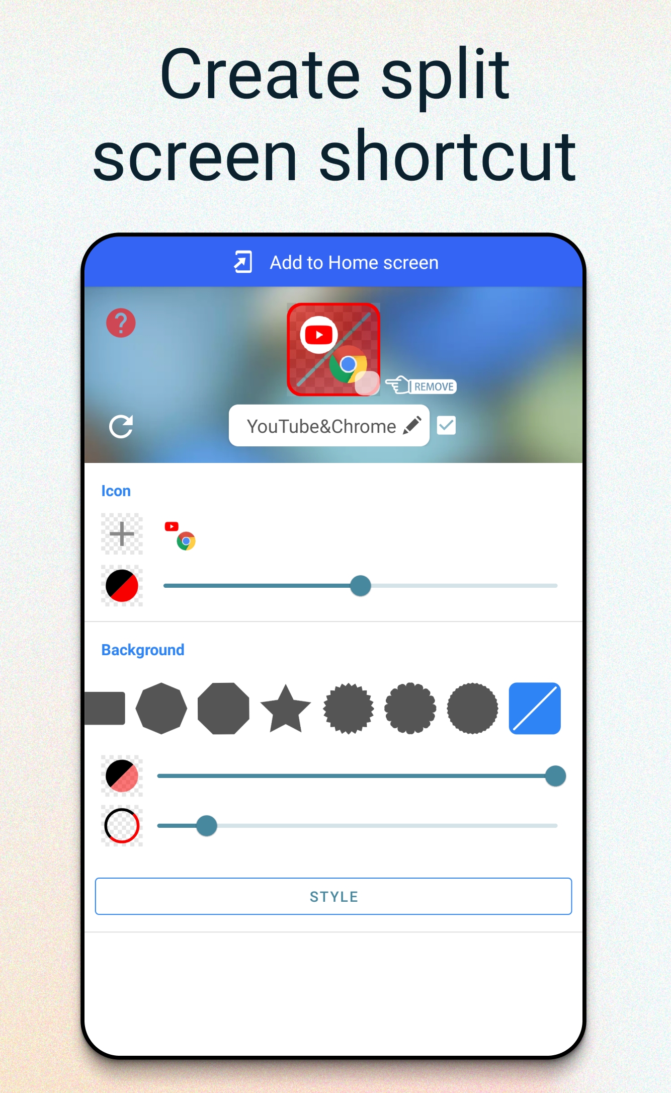 اسکرین شات 3 برنامه Split Screen