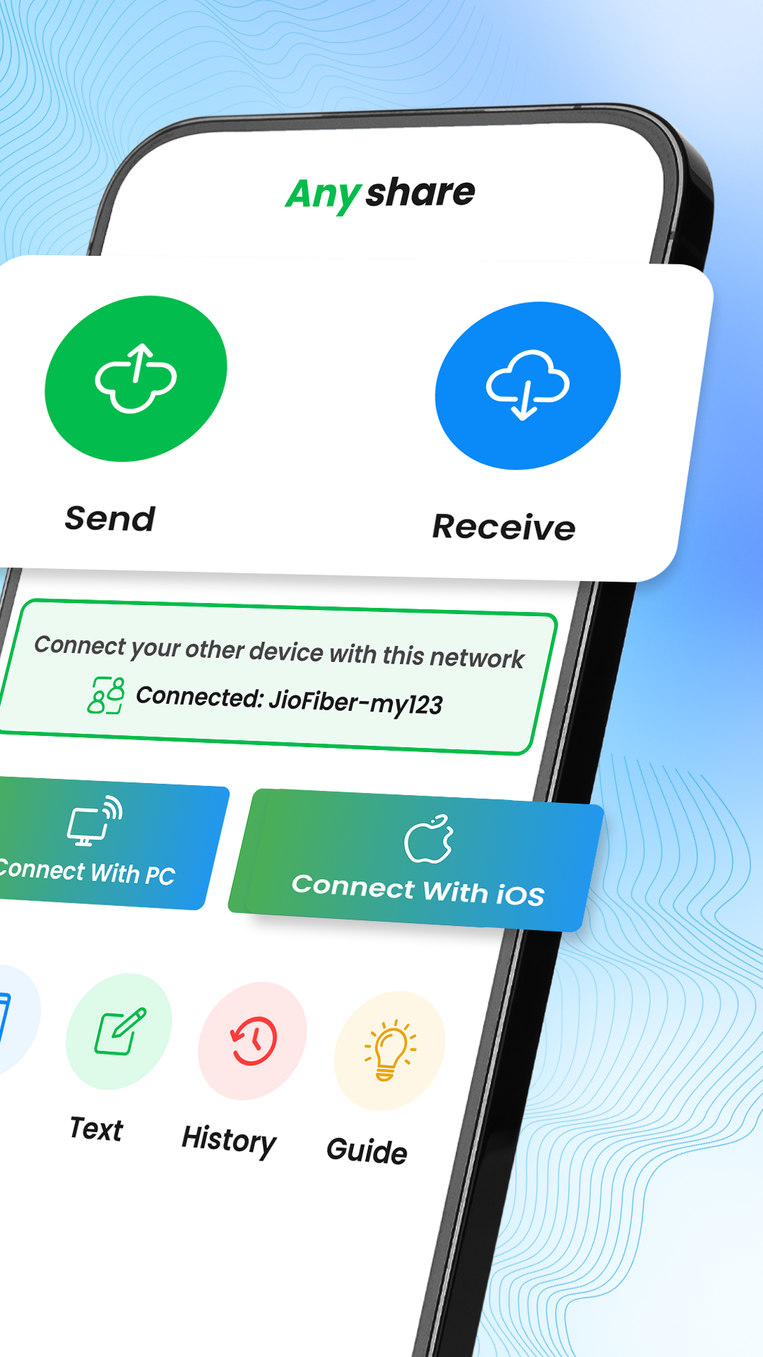 اسکرین شات 2 برنامه AnyShare – Rapid File Transfer