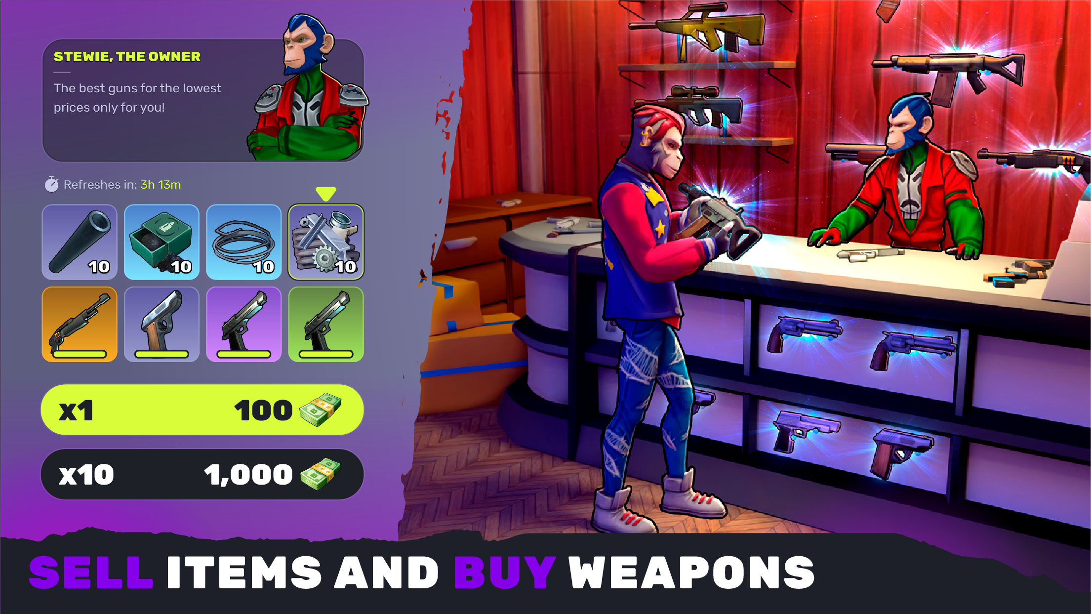 اسکرین شات 4 بازی Epic Apes: MMO Survival