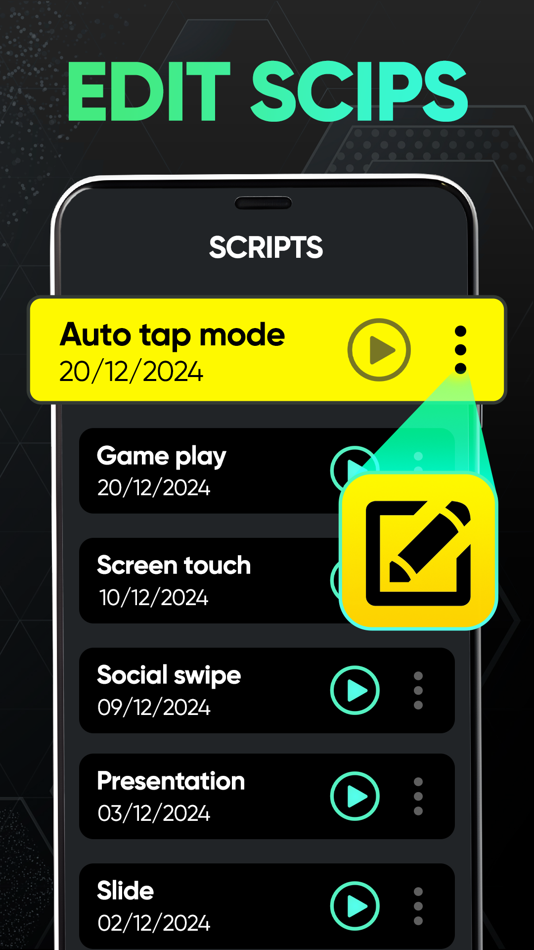 اسکرین شات 6 برنامه Auto Clicker - Auto click