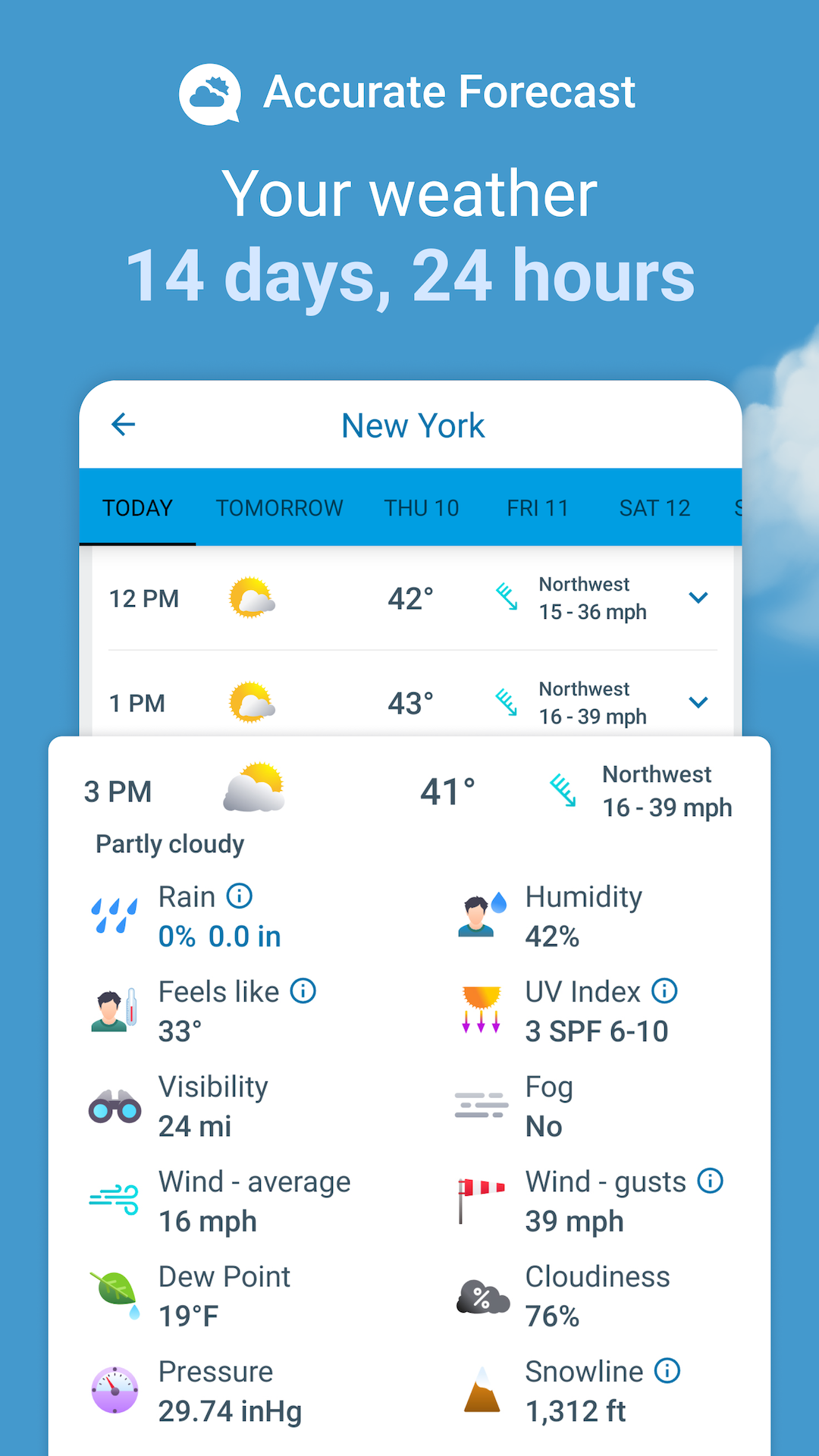 اسکرین شات 5 برنامه Weather Radar - Meteored News
